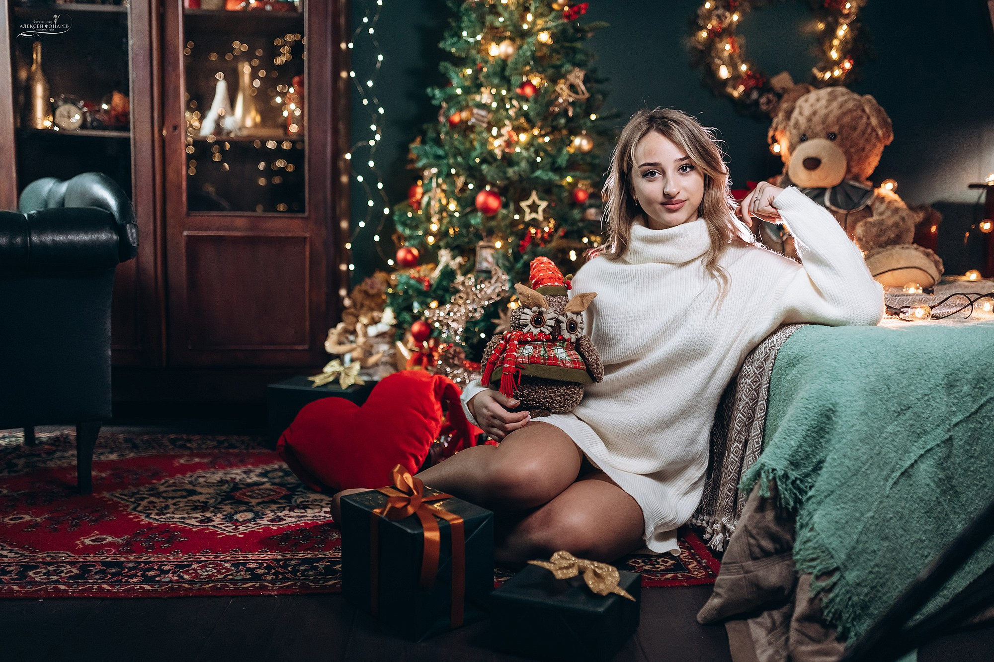 Новогодняя фотостудия в Дубне Кимрах Талдоме. Свадебный фотограф в Дубне Алексей Фонарёв