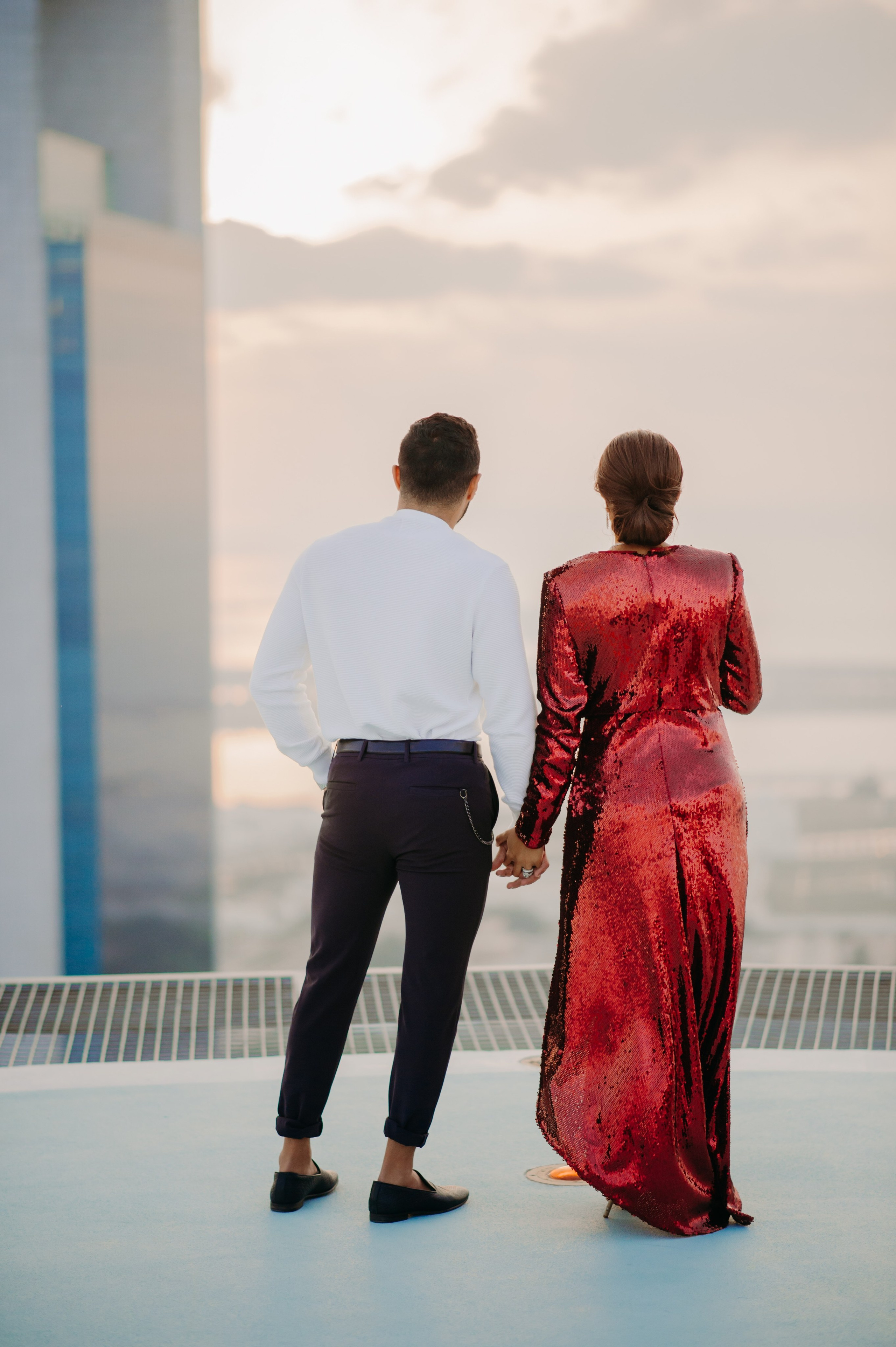 Love Story на высоте (Абу Даби). Фотограф в Москве и Санкт-Петербурге Дарина