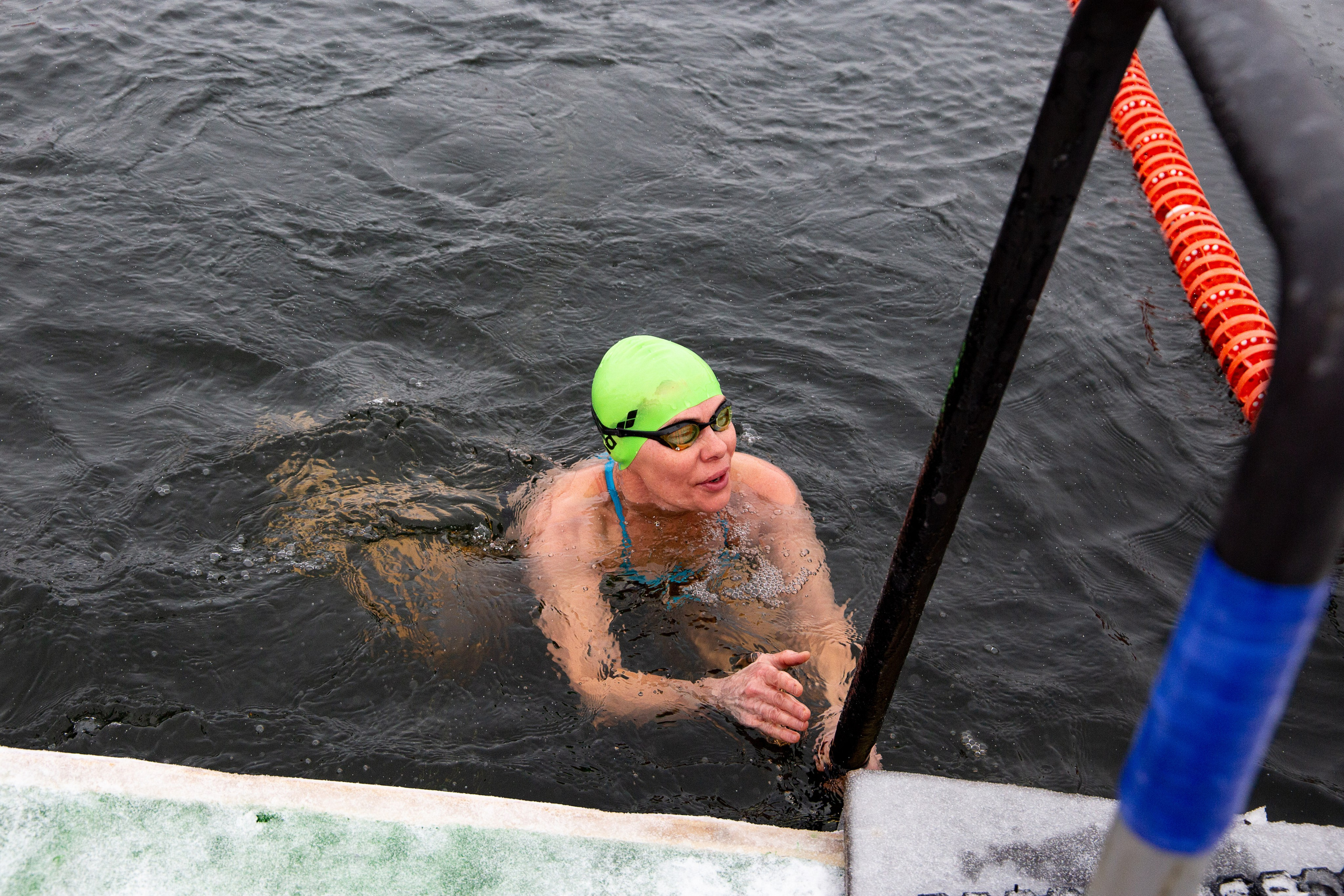 Моржи (спорт). Портретный фотограф в Москве Афанасьева Вера