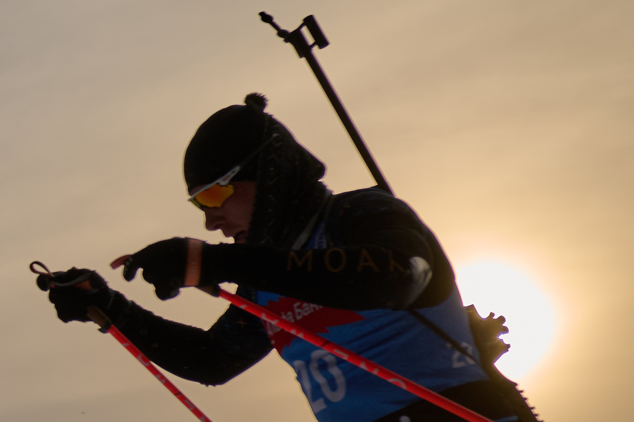 Биатлон. Чемпионат России — 2024/2025, 3-й этап, Ижевск. Спринт. Мужчины. Спортивный репортажный фотограф в Ижевске Сергей Мерзляков