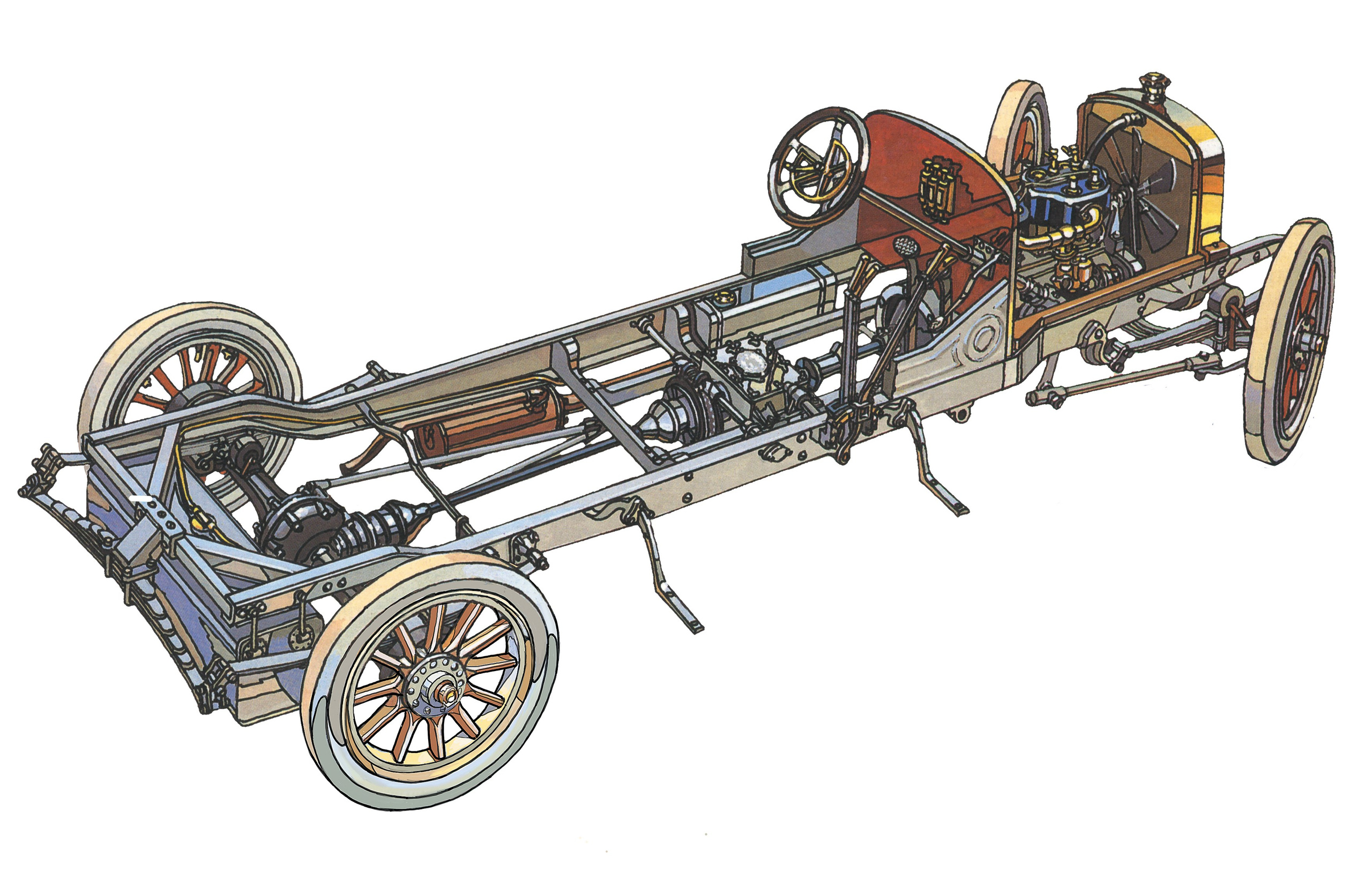 Серия рисунков для журнала «За рулем». Главная