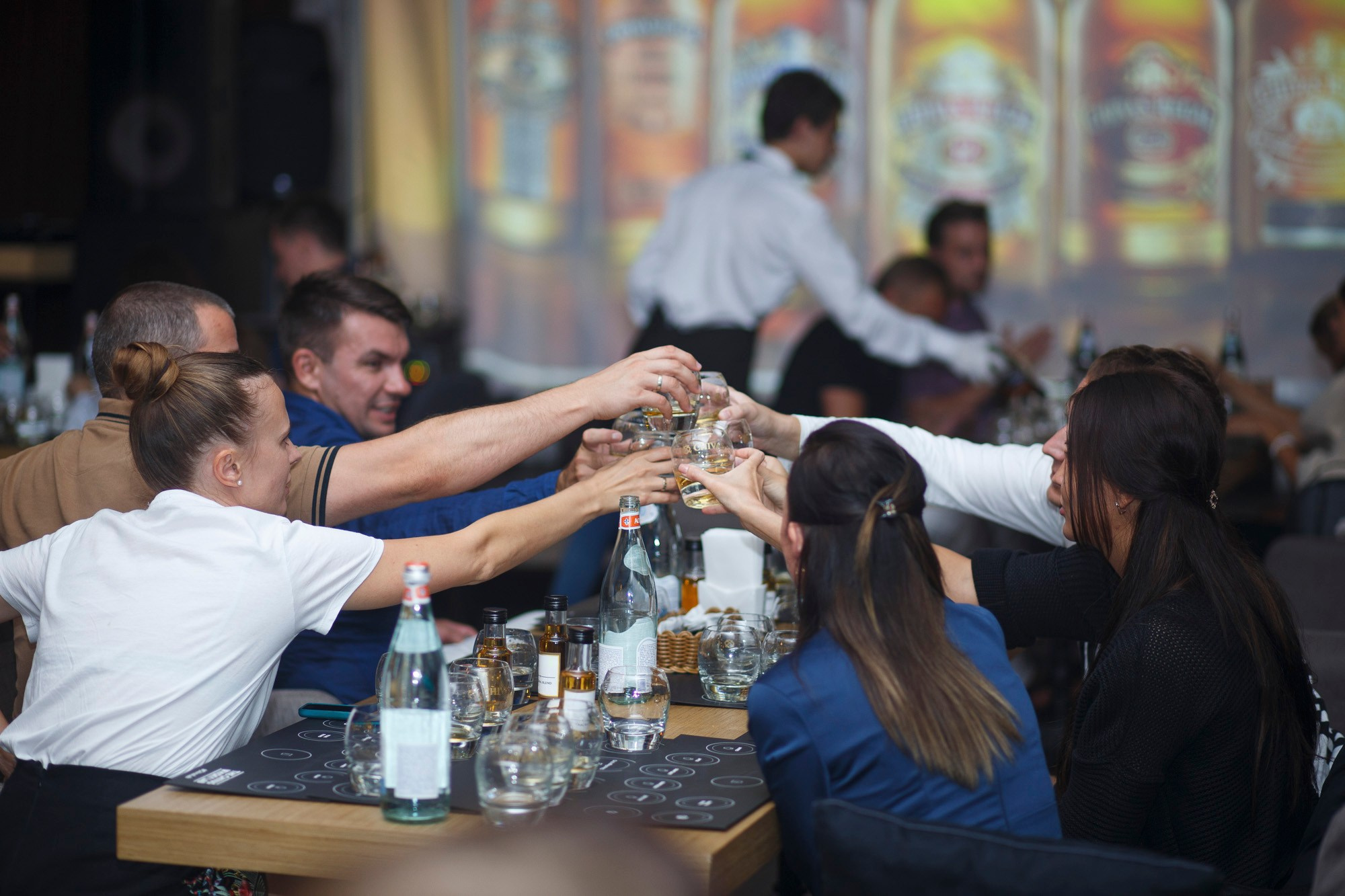 Dinner Chivas. Reportage and staged photographer Natalia Sannikova