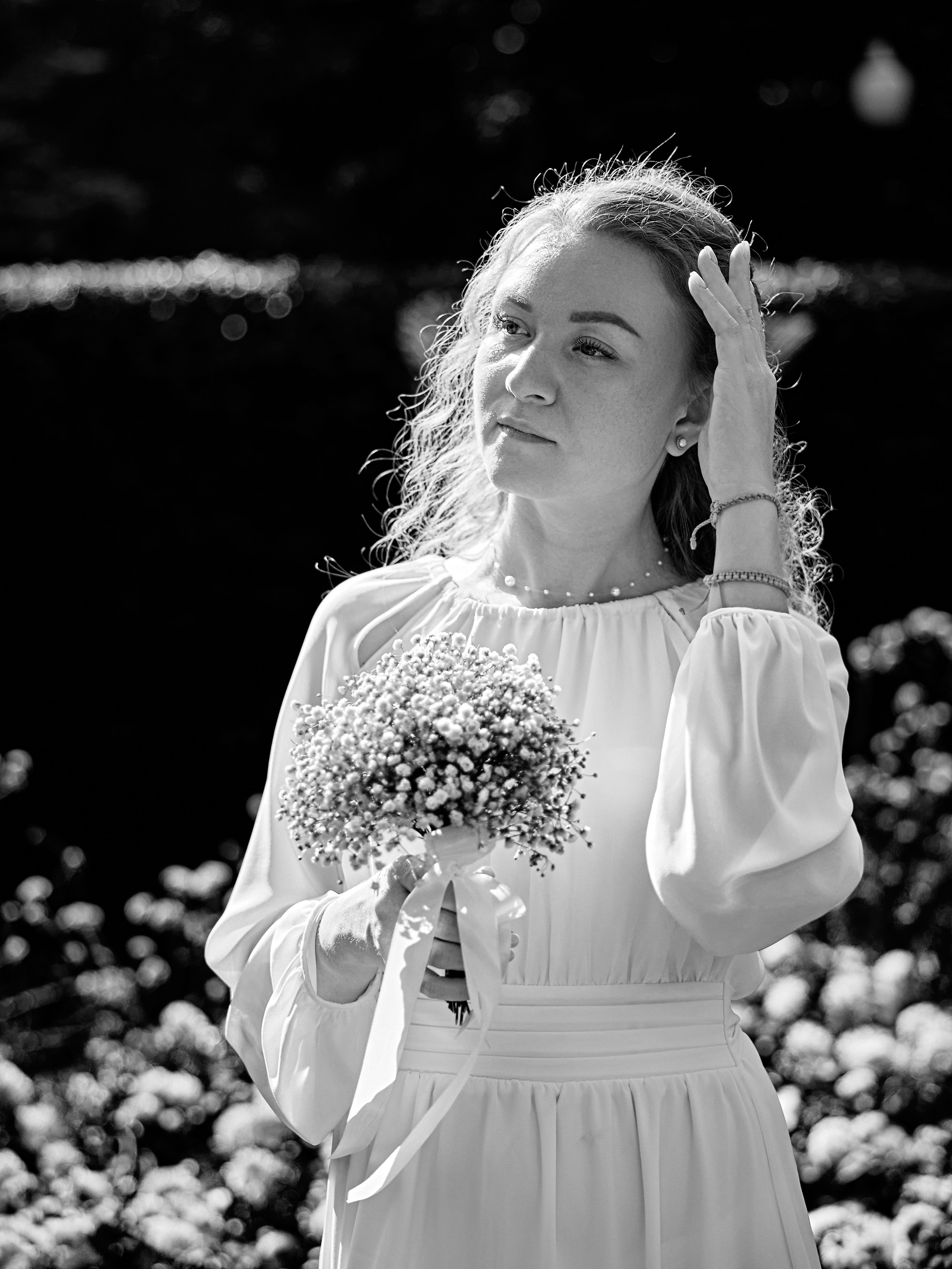 Свадебная прогулка в парке Горького в Москве