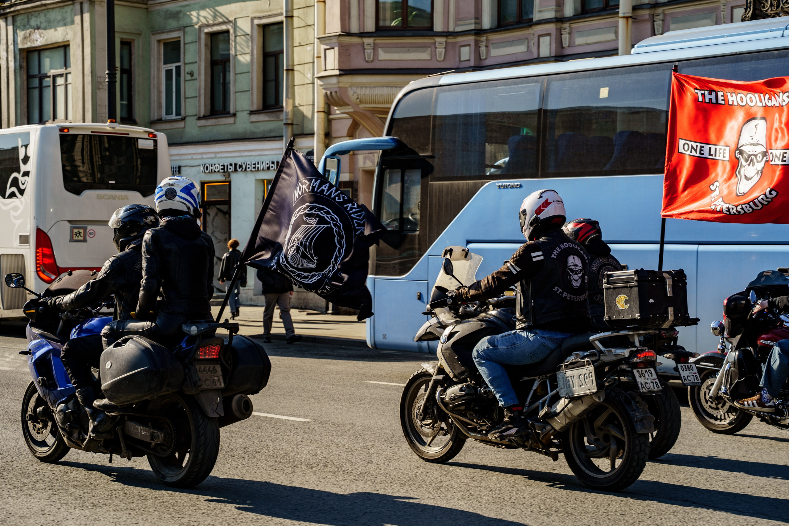 Прохват мотоклуба Norman Riders ч.1. Концертный и репортажный фотограф в Санкт-Петербурге Слава Пахомов