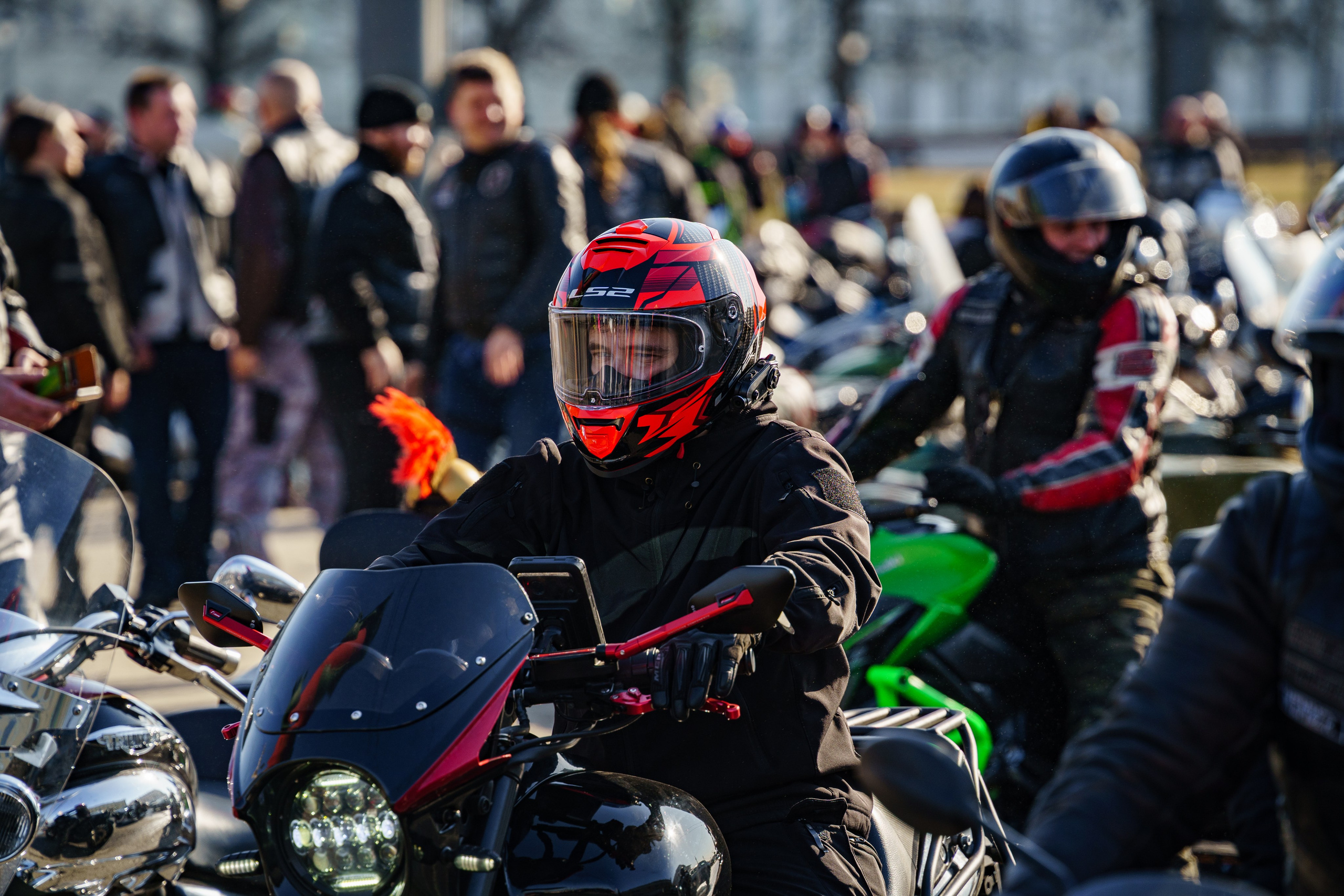 Прохват мотоклуба Norman Riders ч.1. Концертный и репортажный фотограф в Санкт-Петербурге Слава Пахомов