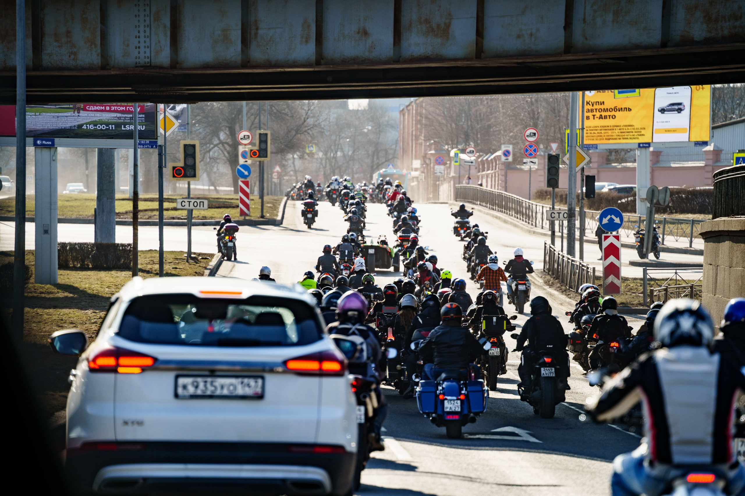 Прохват мотоклуба Norman Riders ч.1. Концертный и репортажный фотограф в Санкт-Петербурге Слава Пахомов