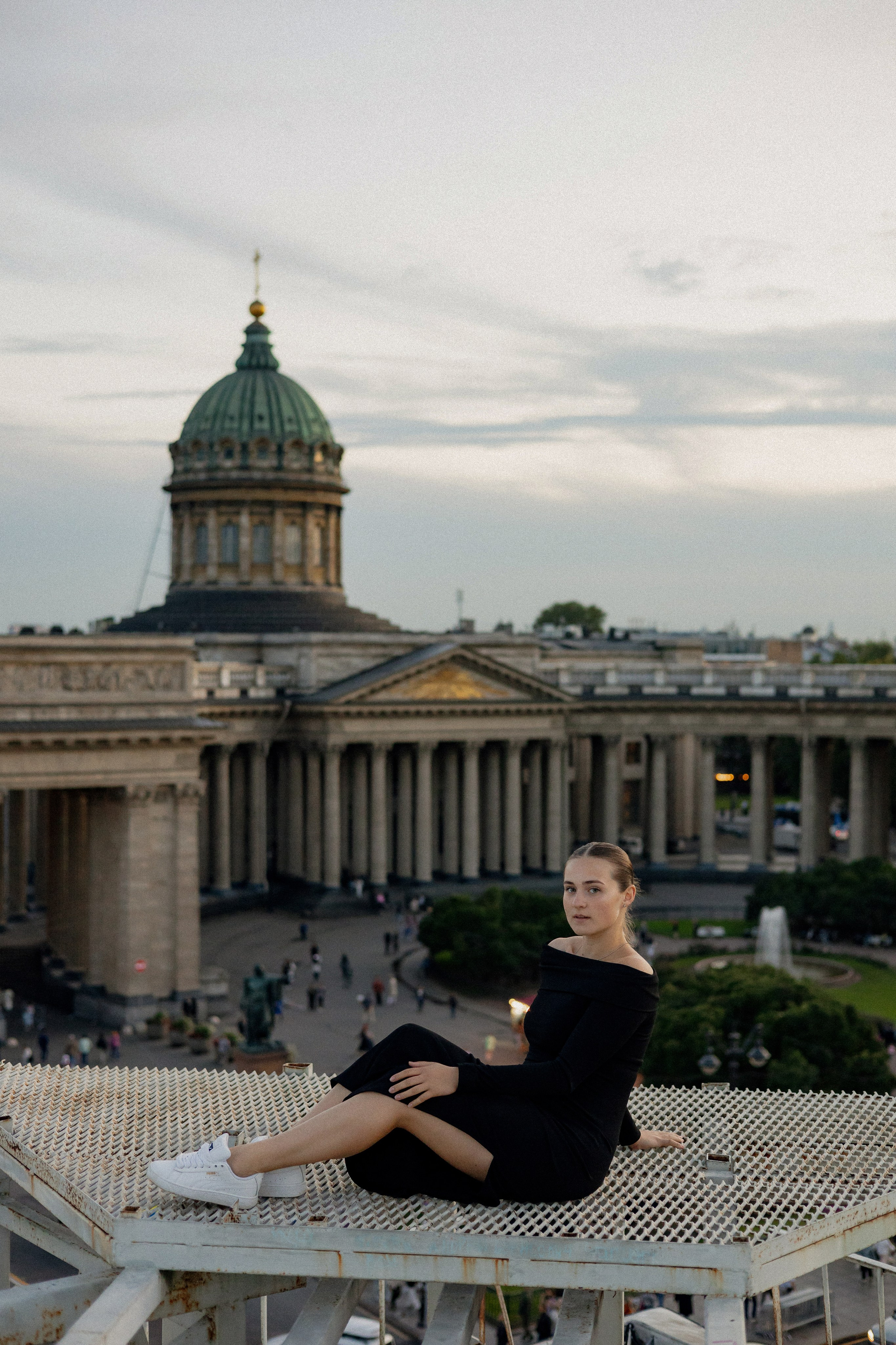 Романтика питерских крыш. Свадебный фотограф в Санкт-Петербурге Ксения Кобышева