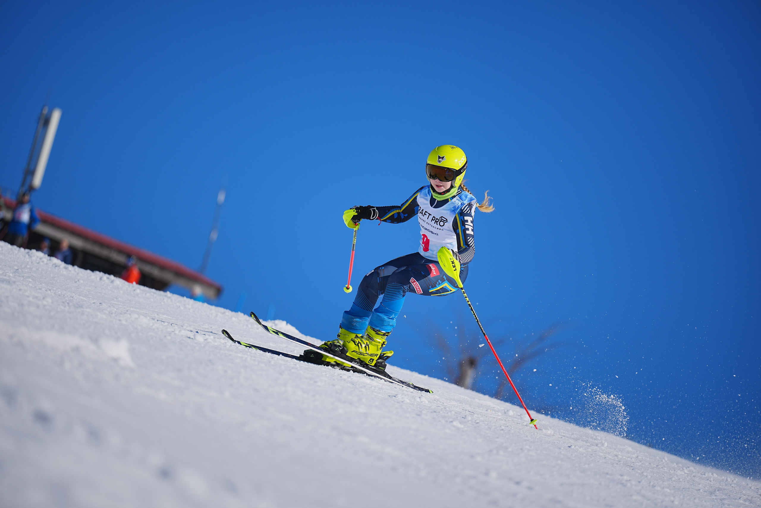 GS (Giant Slalom) - Слалом-гигант. Соревнования по горнолыжному спорту. Московская область, Шуколово