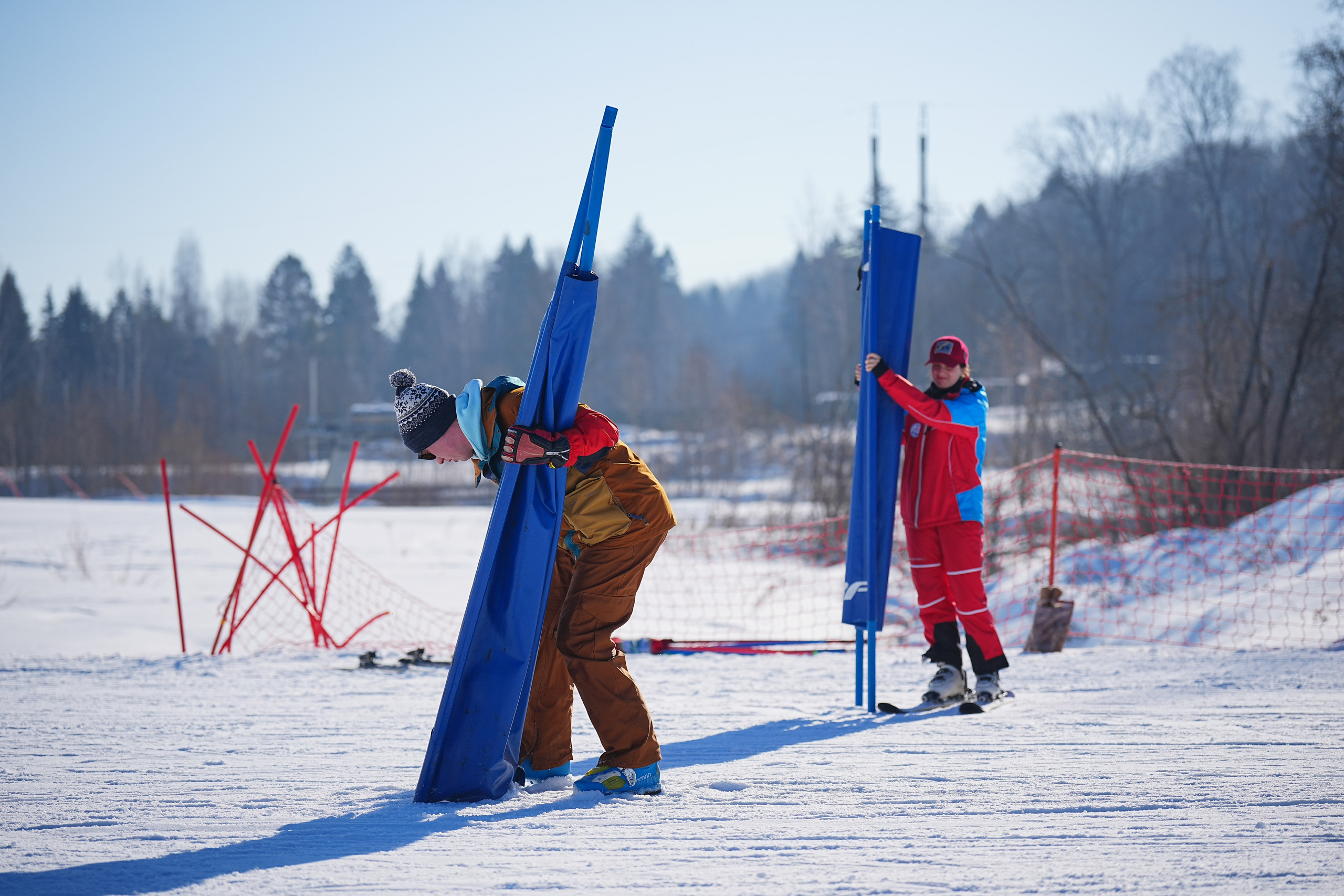 Шуколово. Открытое Первенство МФТИ по горным лыжам. GS, Telemark, 2024. Фотограф Студитский Евгений