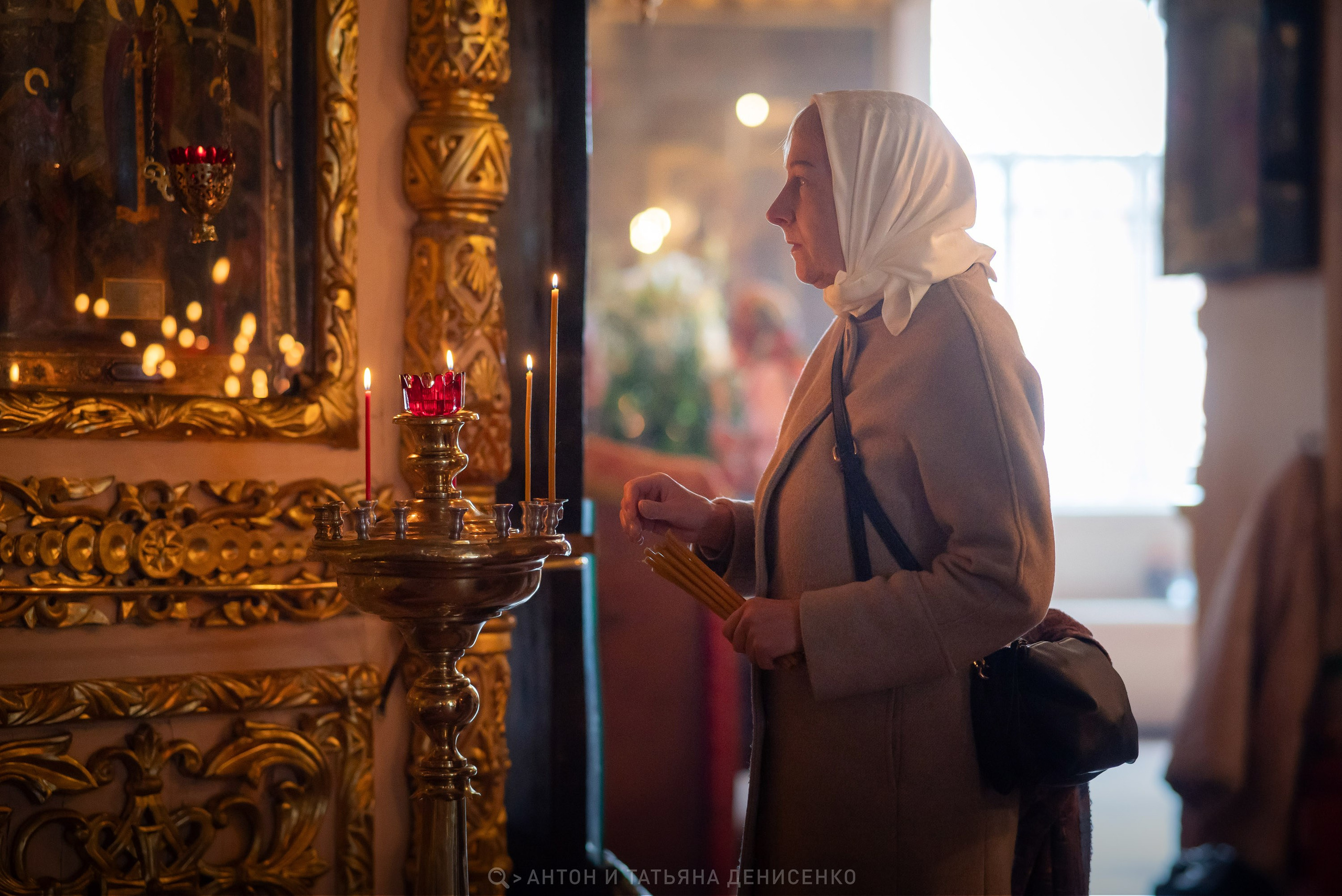 Храм Преображения Господня в Богородском. Антипасха. Антон и Татьяна Денисенко — В храме