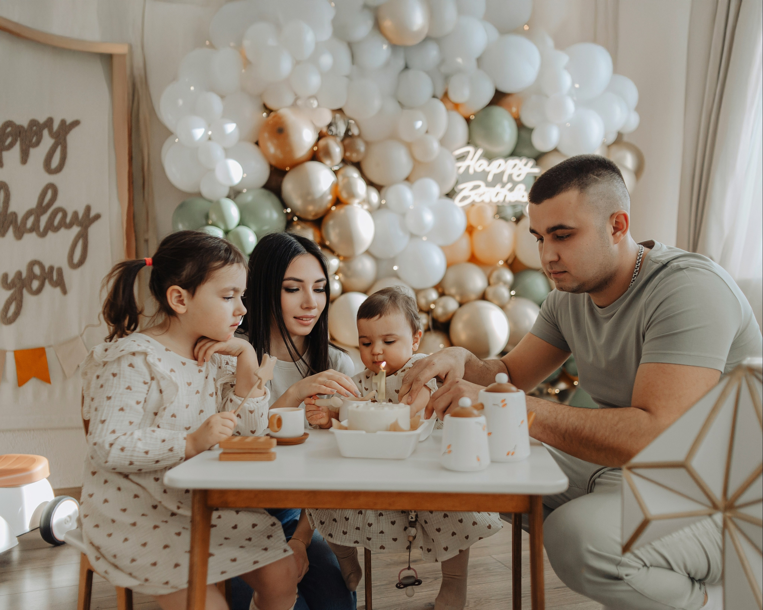 Семейная на 1 годик. Фотограф Брянск