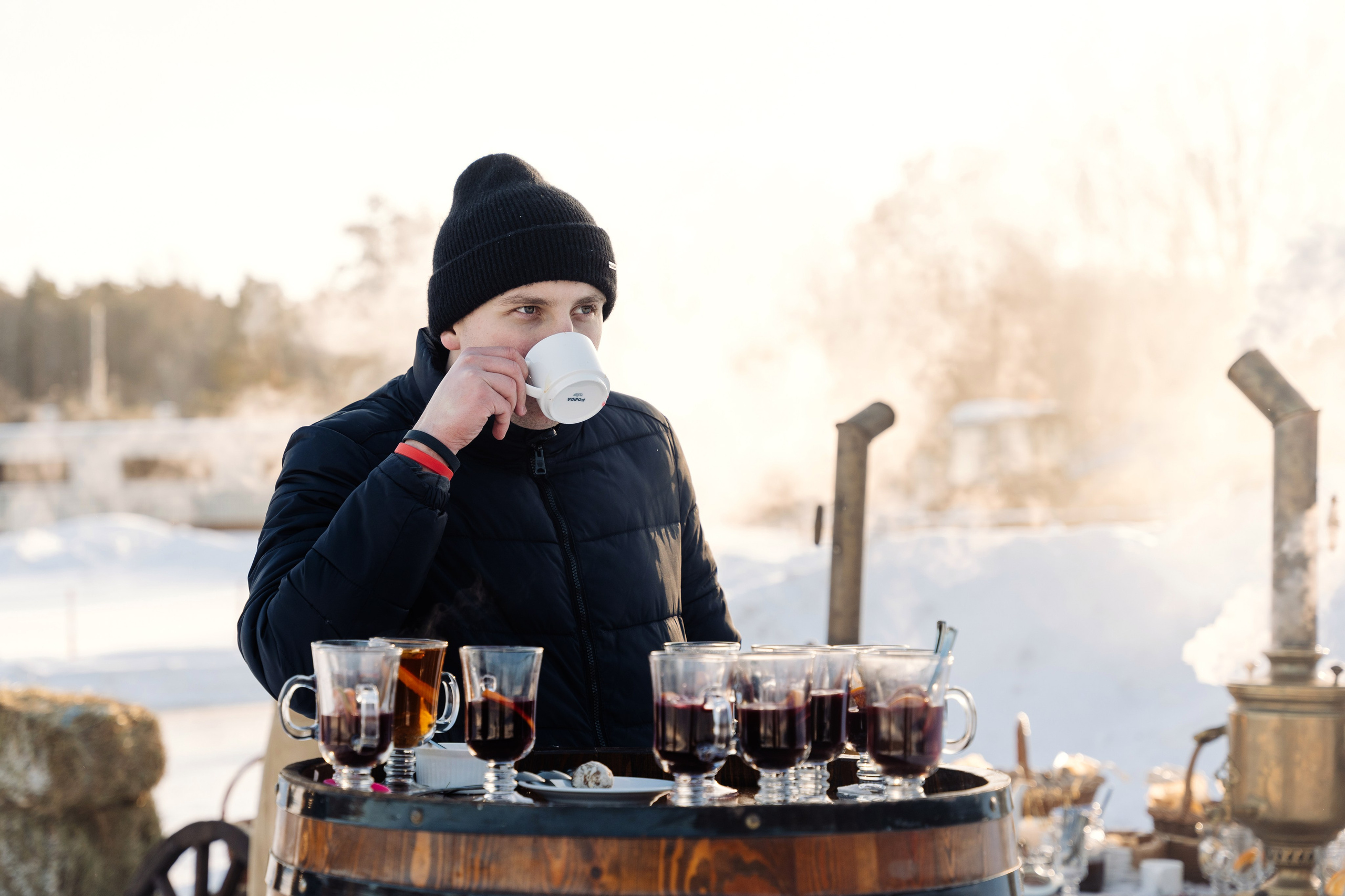 Зимние игры. Свадебные фотосессии в Москве. Фотограф Сергей Ржевский