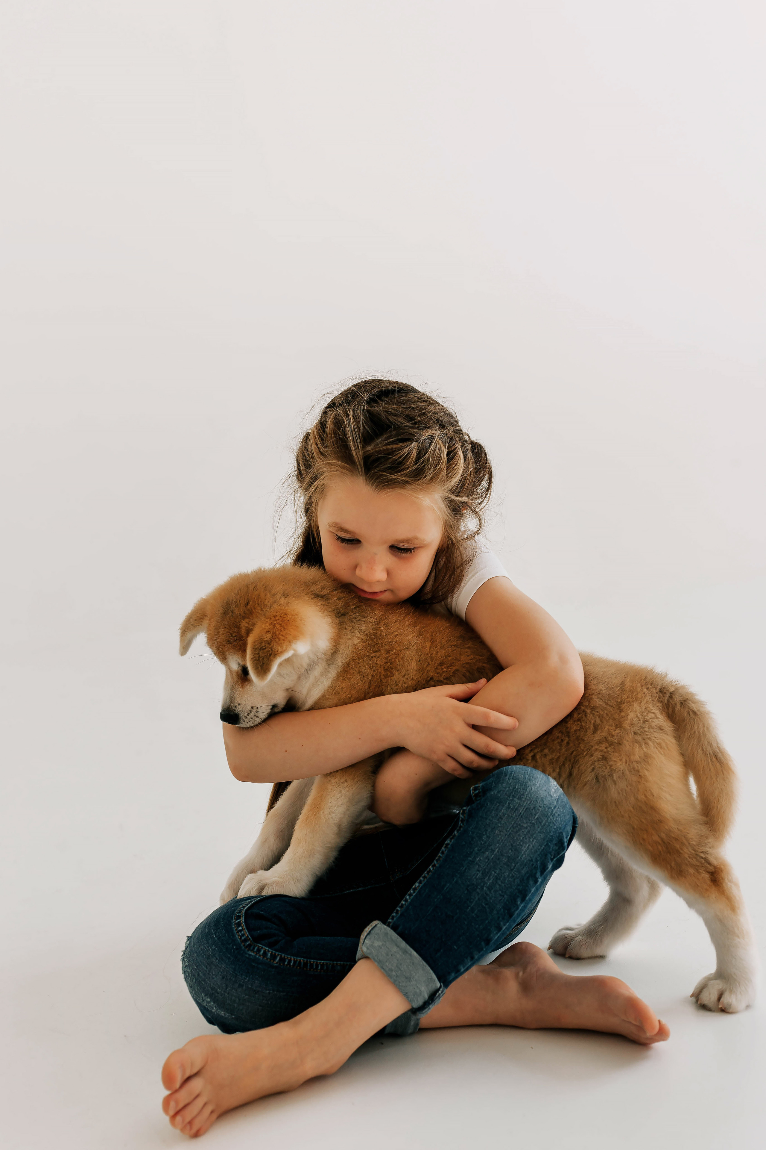 Съемка с щенками акита ину. Свадебный и семейный фотограф в Краснодар, Россия