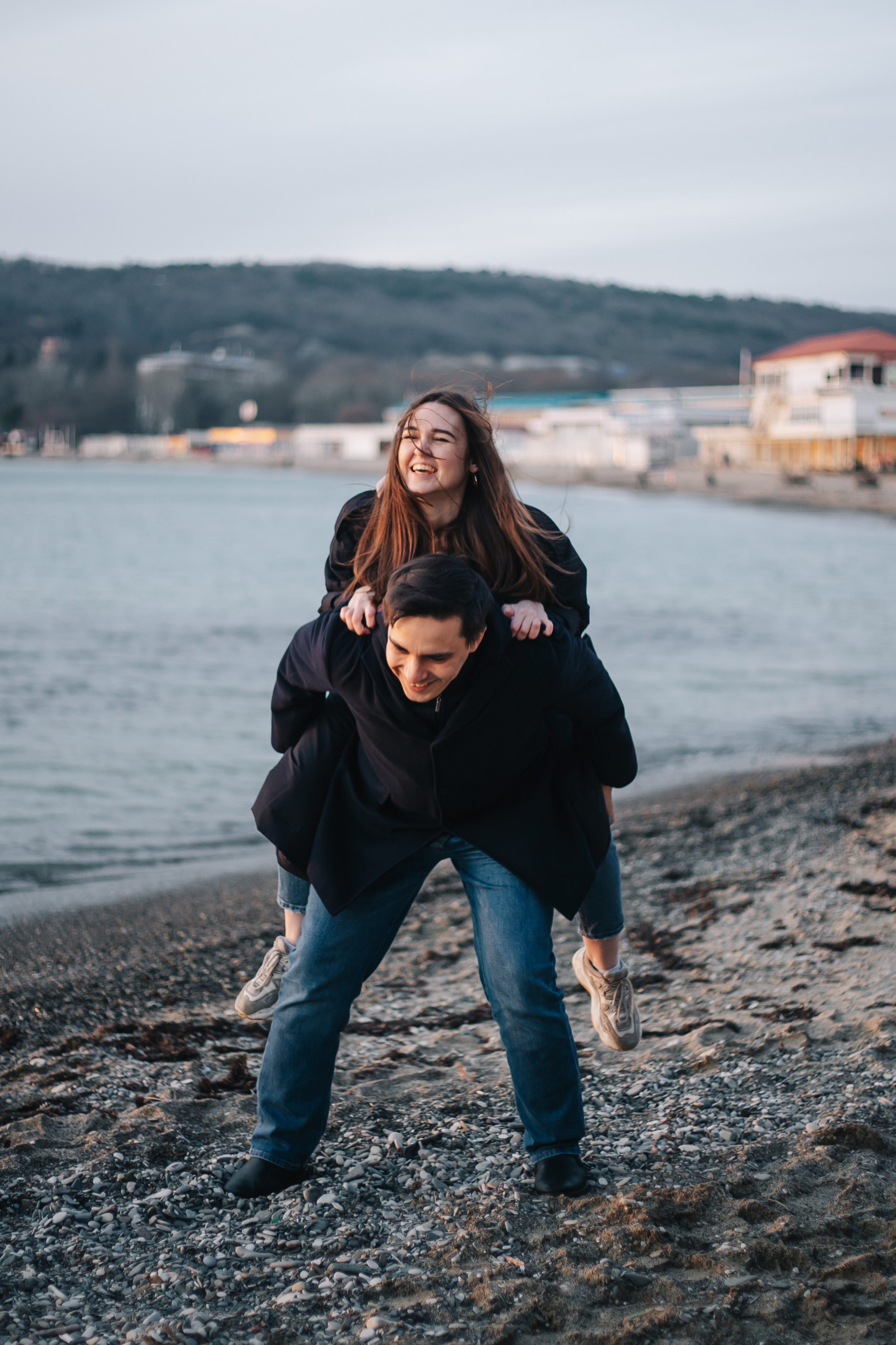 Семейная съемка на берегу моря. Свадебный и семейный фотограф в Краснодар, Россия