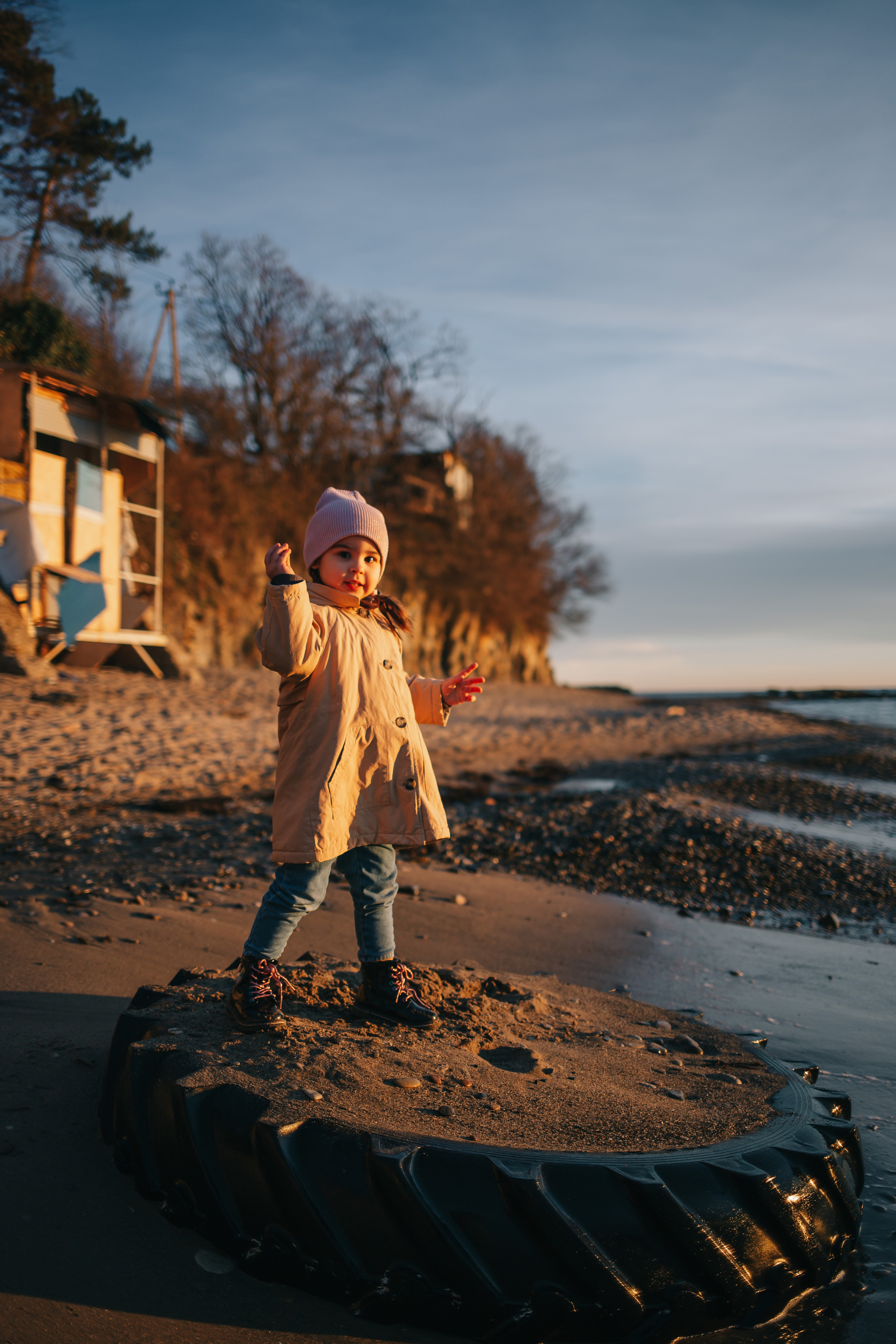 Семейная съемка на берегу моря. Свадебный и семейный фотограф в Краснодар, Россия