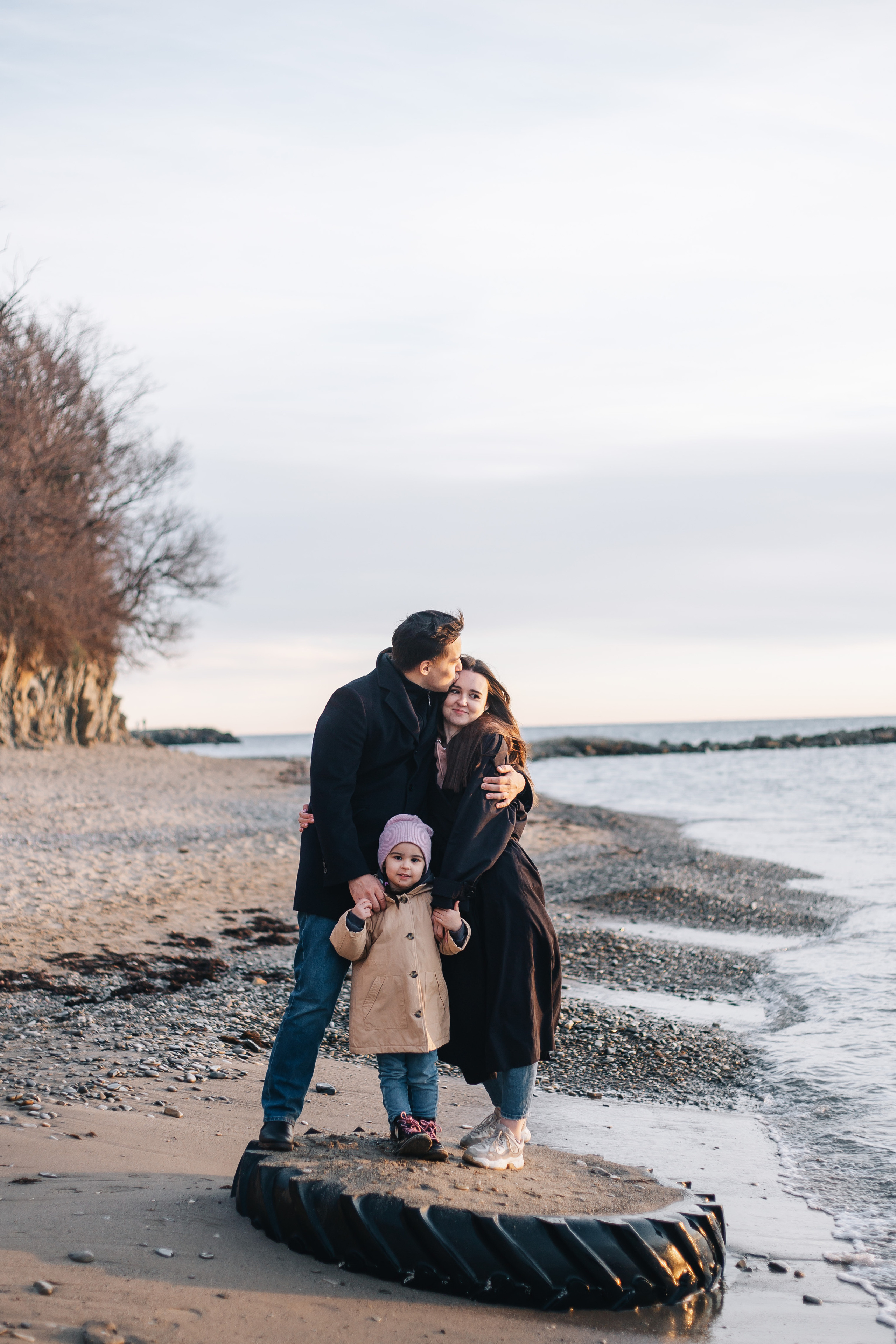 Семейная съемка на берегу моря. Свадебный и семейный фотограф в Краснодар, Россия