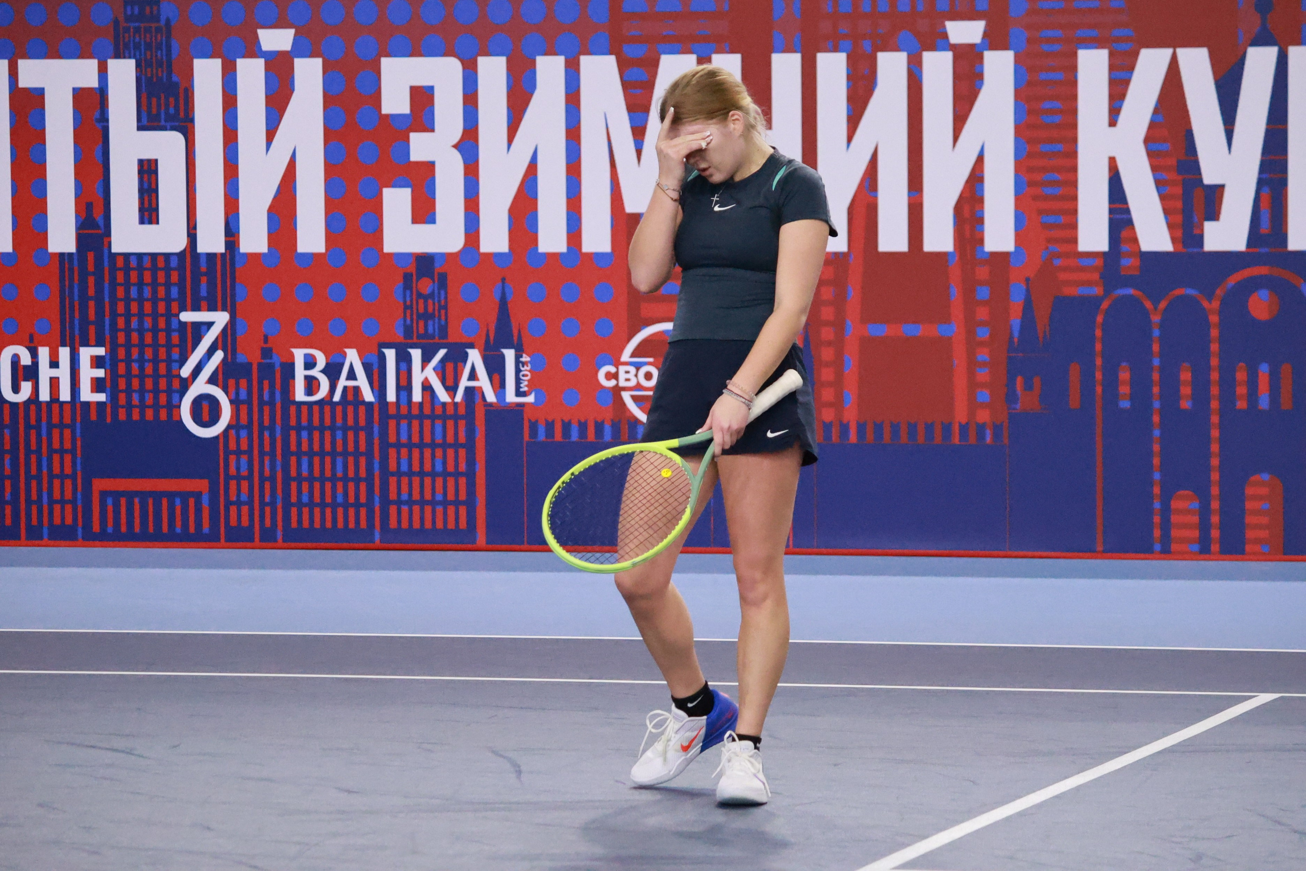 Открытый зимний кубок по теннису Winter Moscow Open 2025. Репортажный фотограф, спортивный фотограф в Москве и области