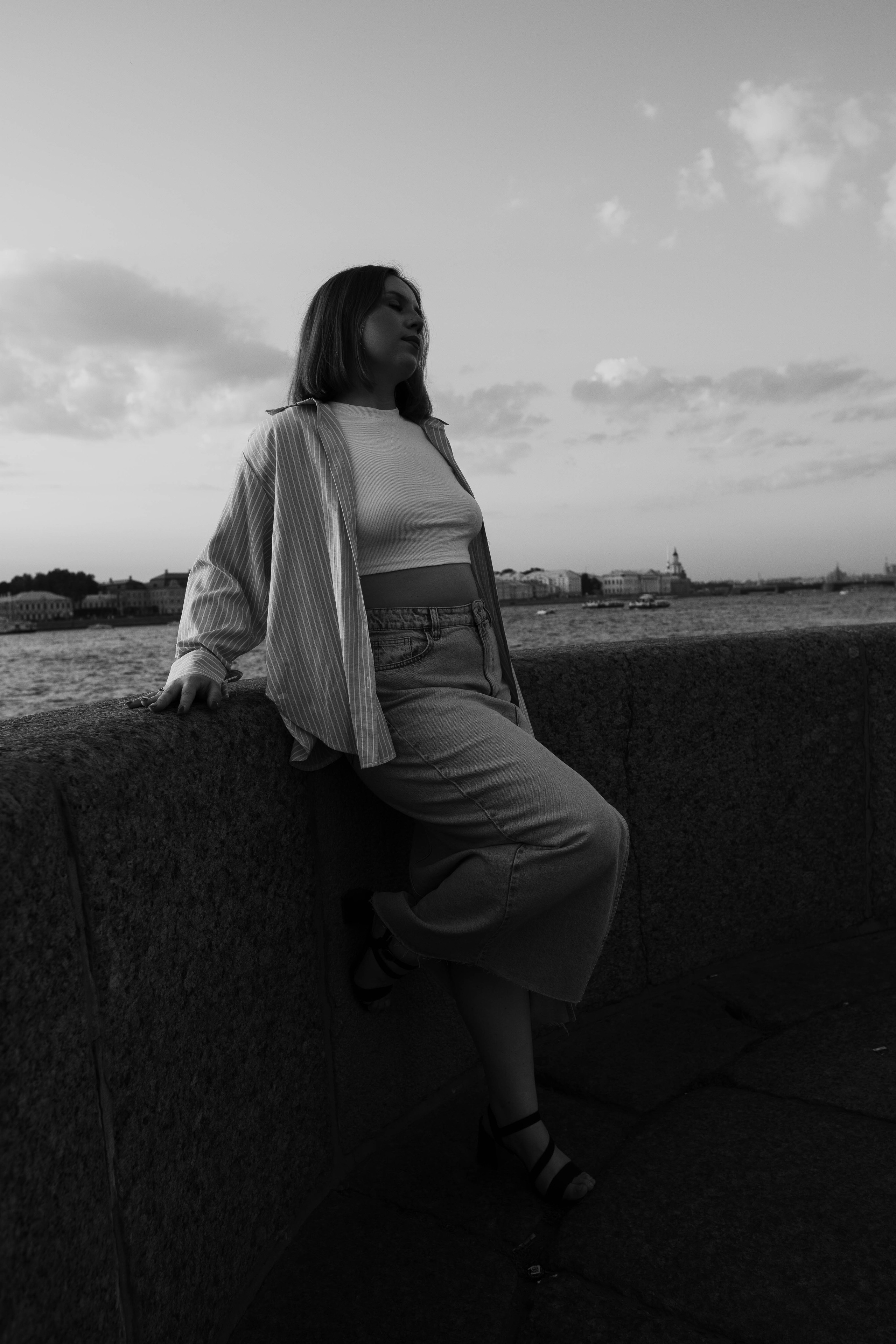 Виктория, ромашки и летний закат. Фотограф в Санкт-Петербурге Головина Анастасия