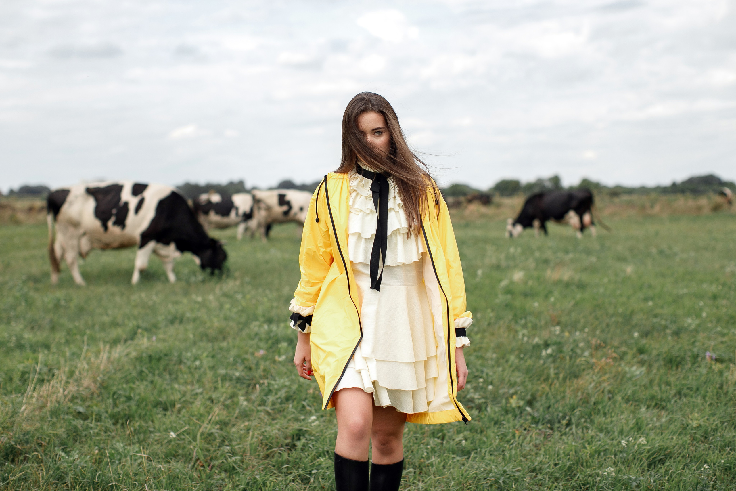 Фотосессия Полины у маяка. Свадебный фотограф Москва