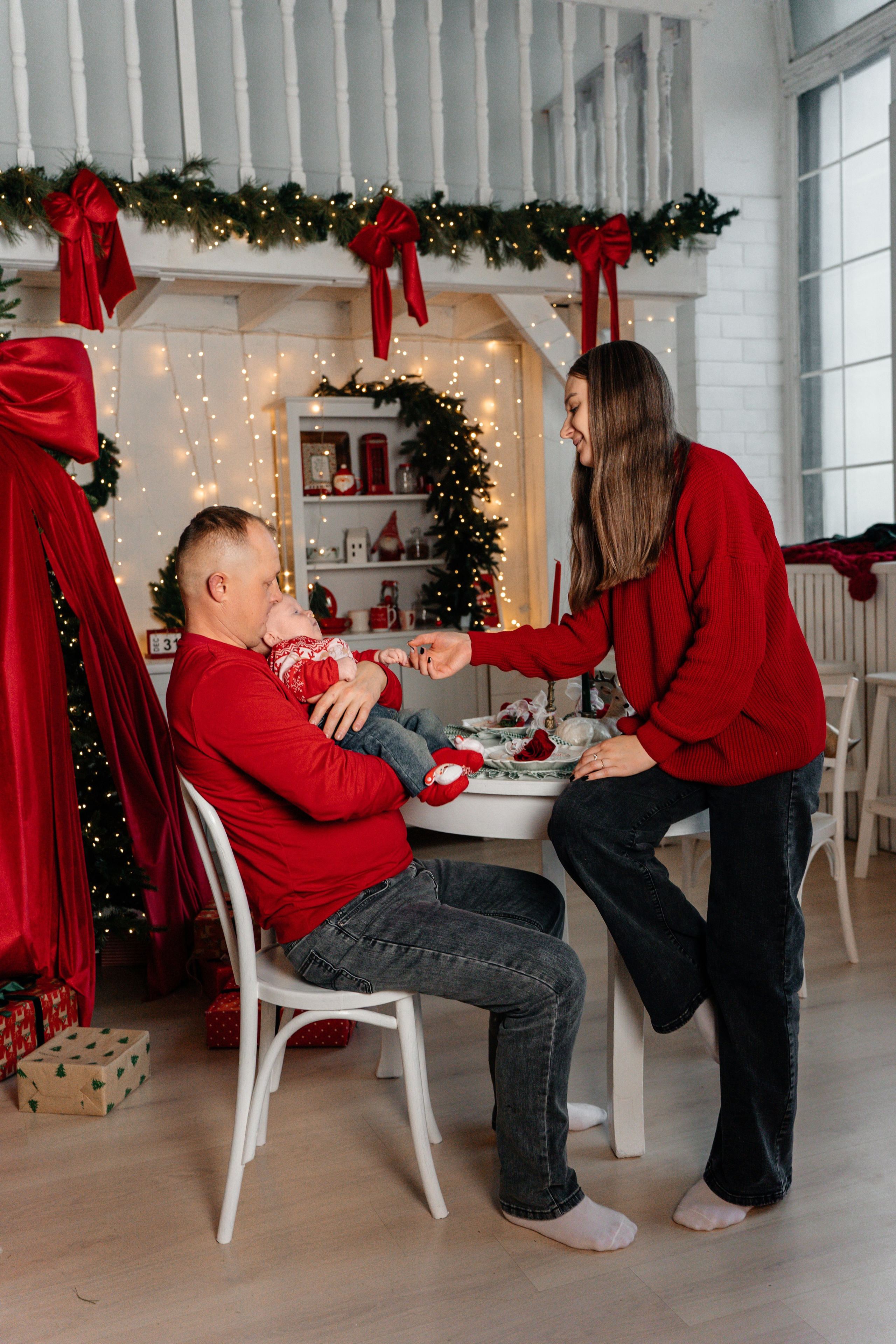 Семейная новогодняя история. Ваш семейный фотограф в Минске — Вика Трегубова