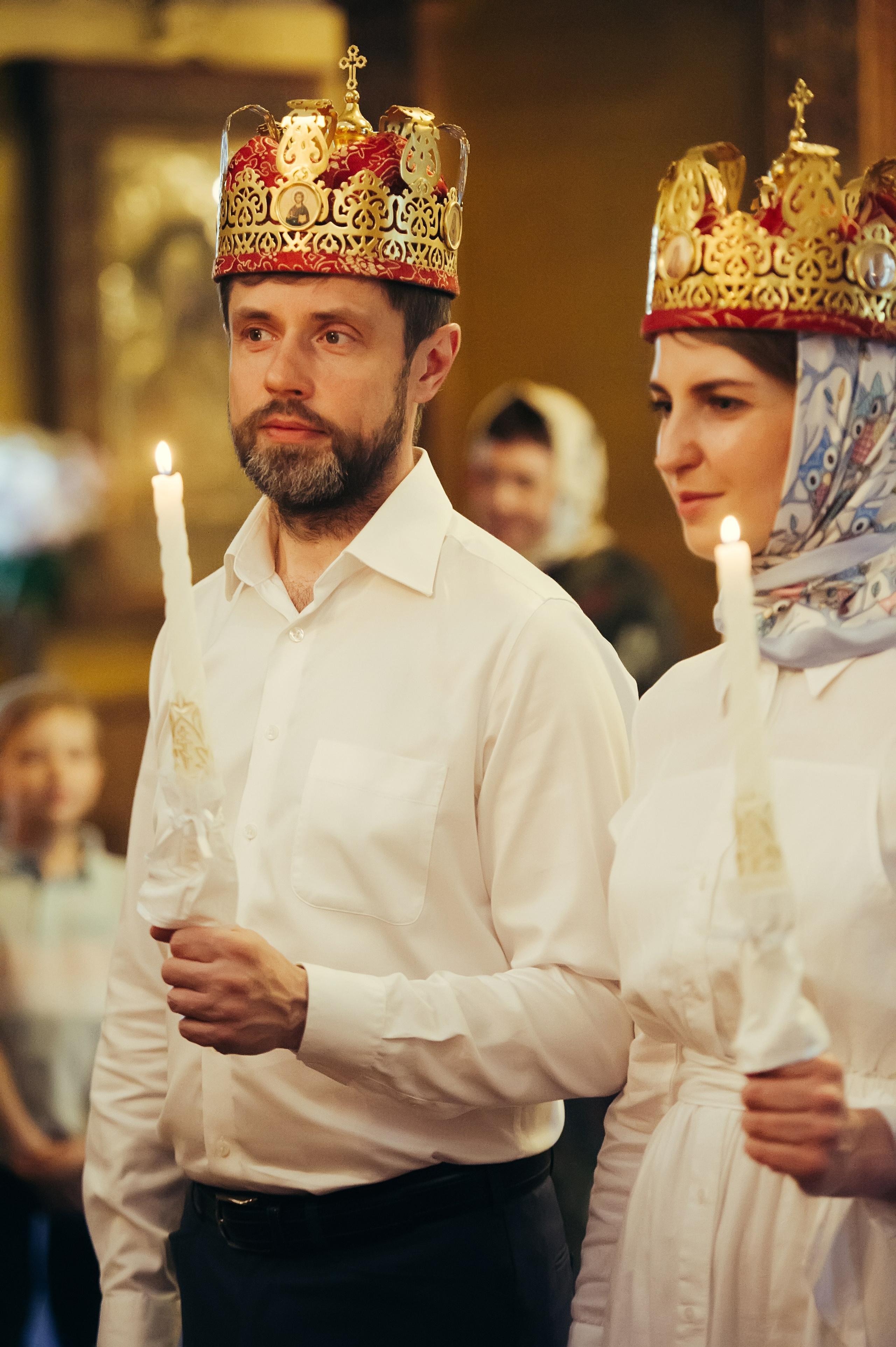 Екатерина и Александр. Венчание, Москва. Семейный фотограф Анна Дубовская