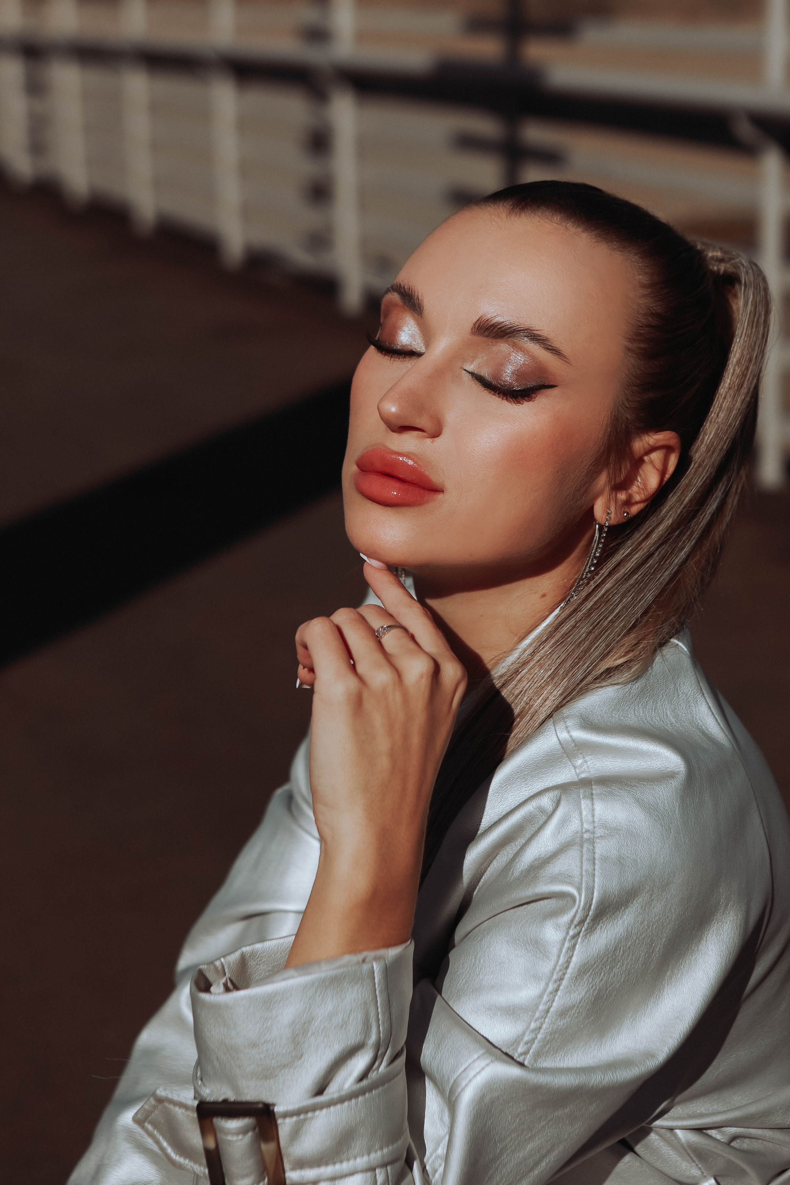 Кристина на мосту. Фотограф в Иркутске