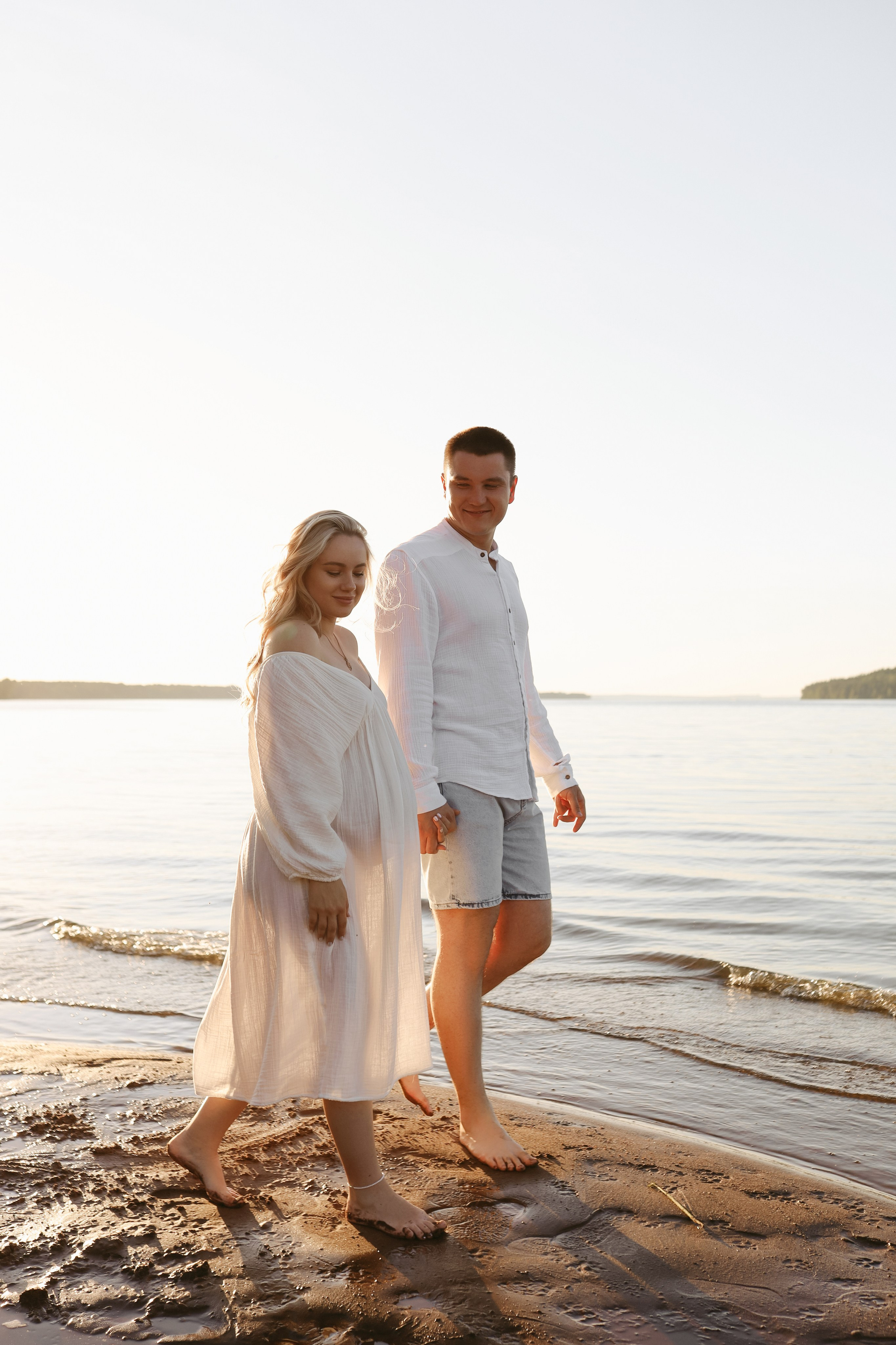 Беременность на берегу. Дьячкова Мария фотограф