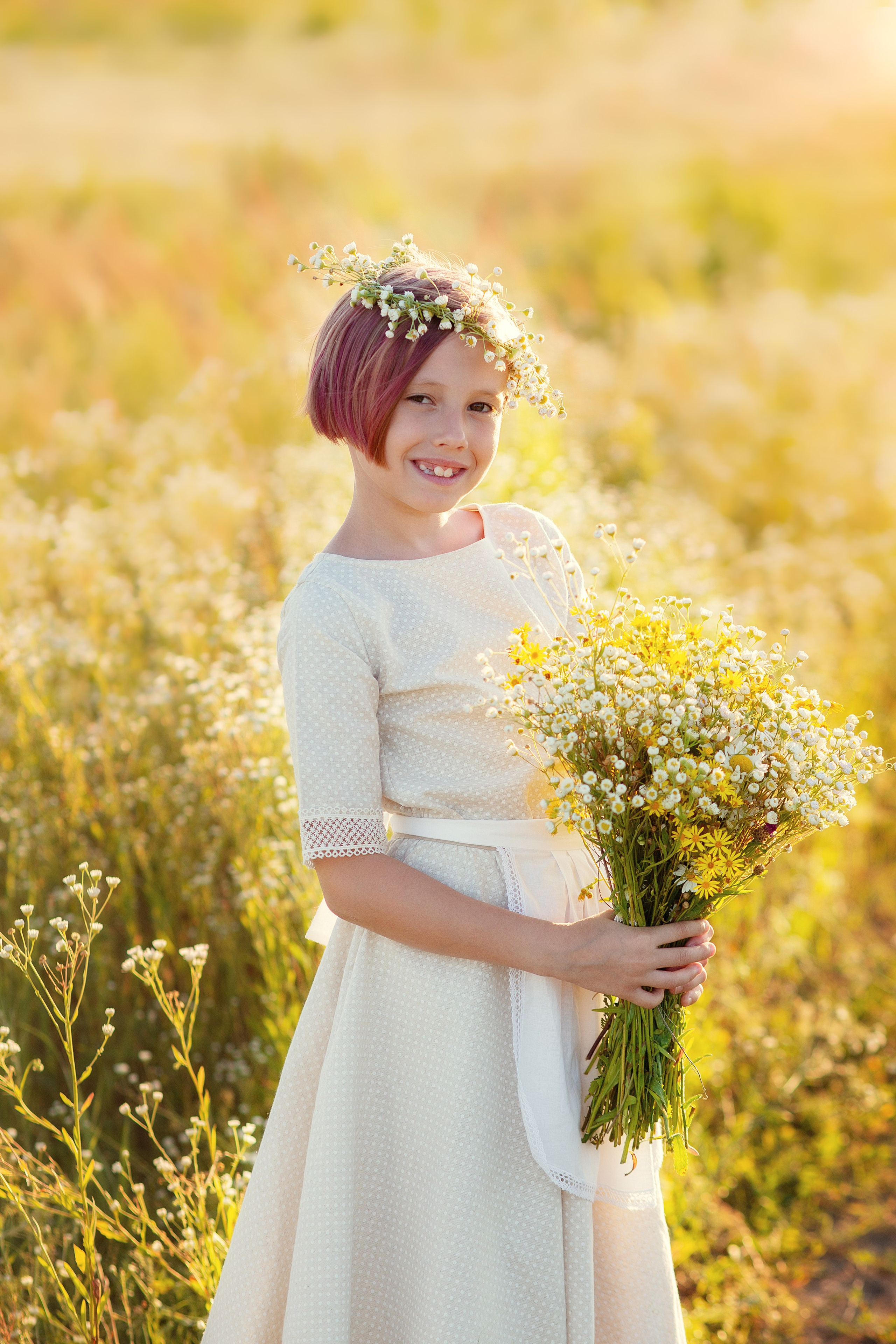 Фотосессия в ромашках. Галина Шарапова Детский и семейный фотограф Москва