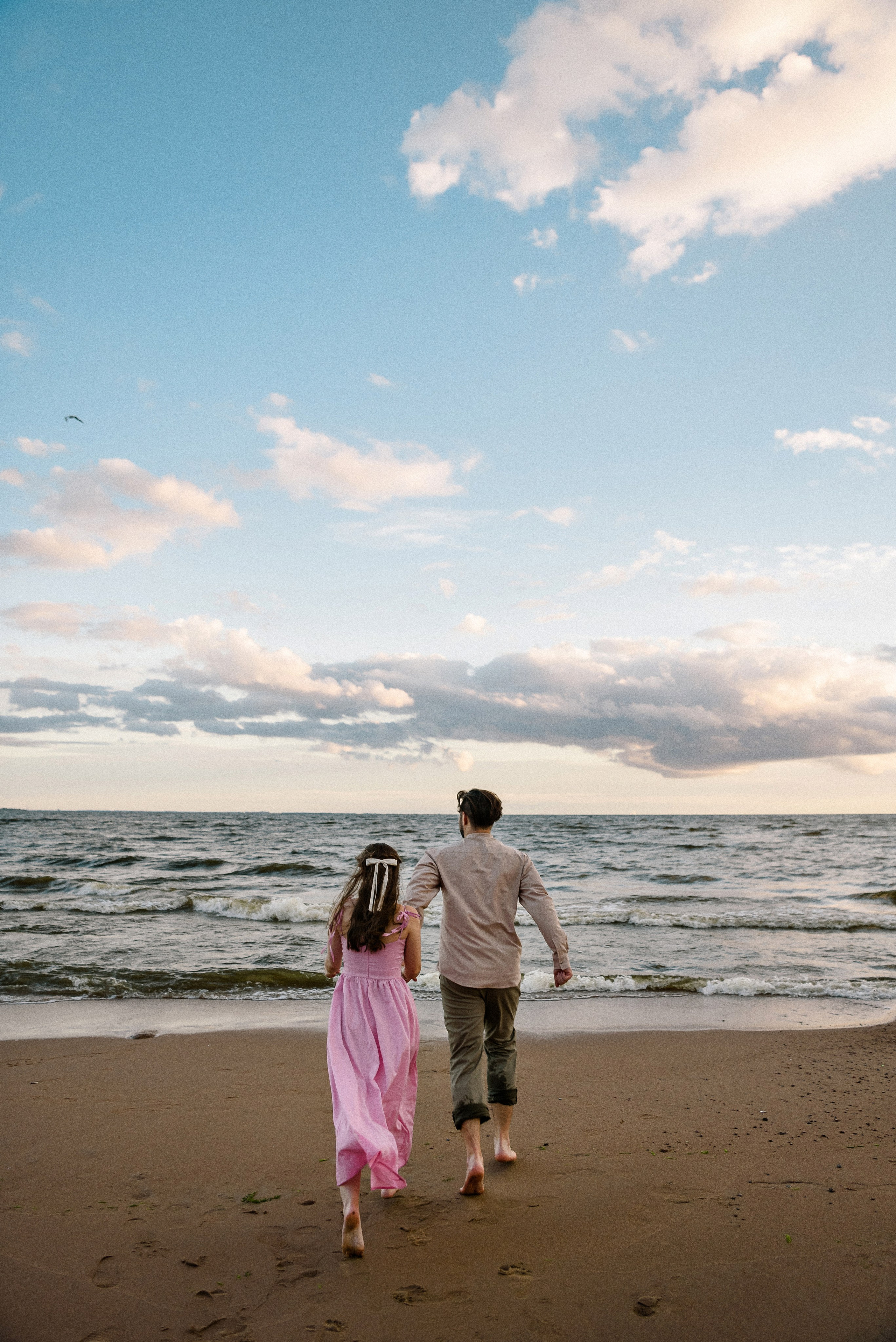 Настя и Вова Финский залив. Свадебный фотограф в Санкт-Петербурге София Шубик