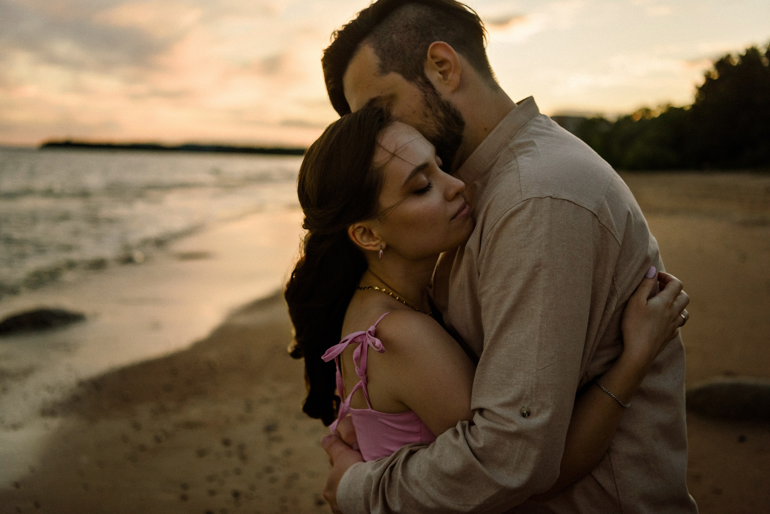 Настя и Вова Финский залив. Свадебный фотограф в Санкт-Петербурге София Шубик