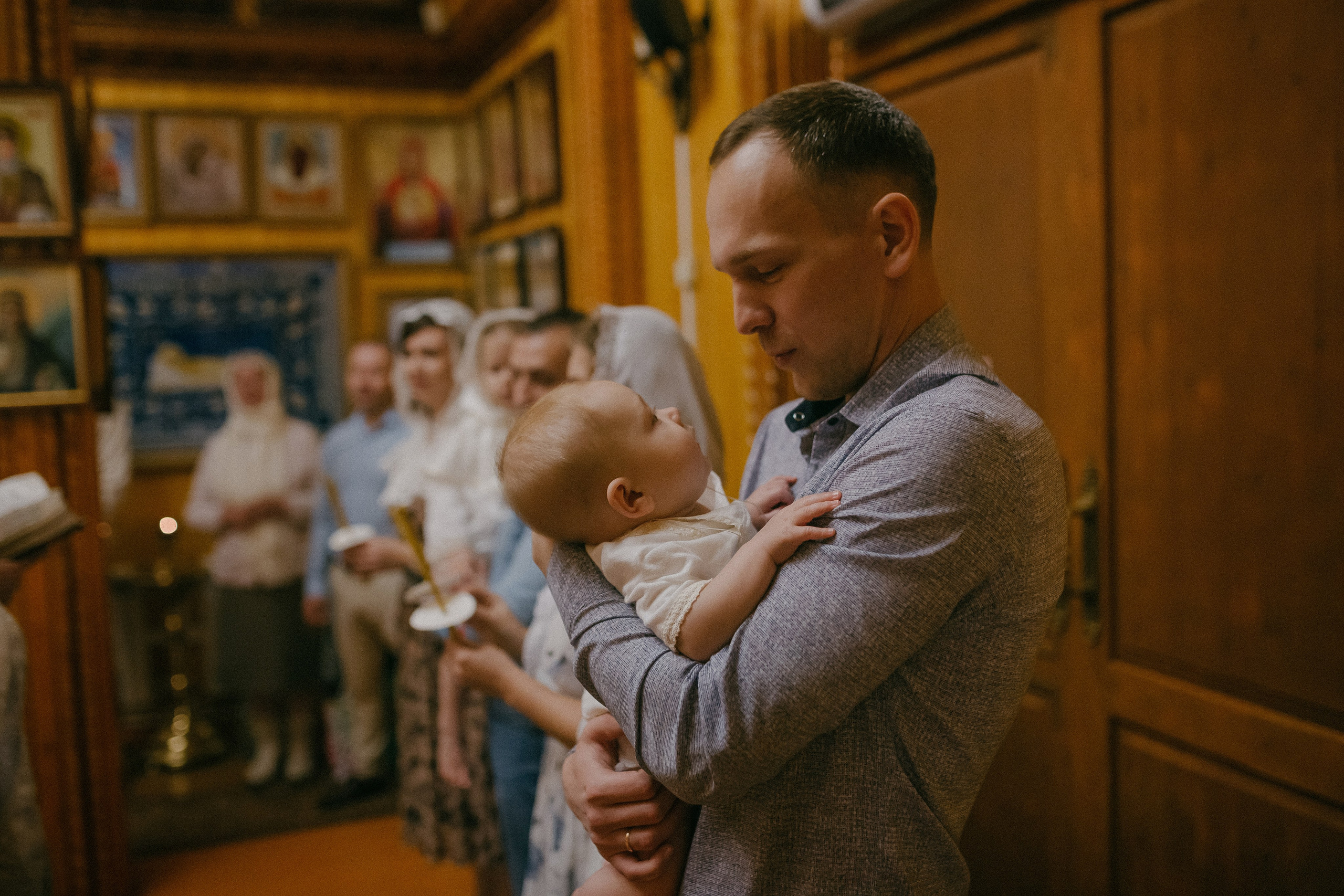 Крещение Таисии и Льва. Храм в честь Святителя Николая. п.Белый Яр. Семейный фотограф в Сургуте
