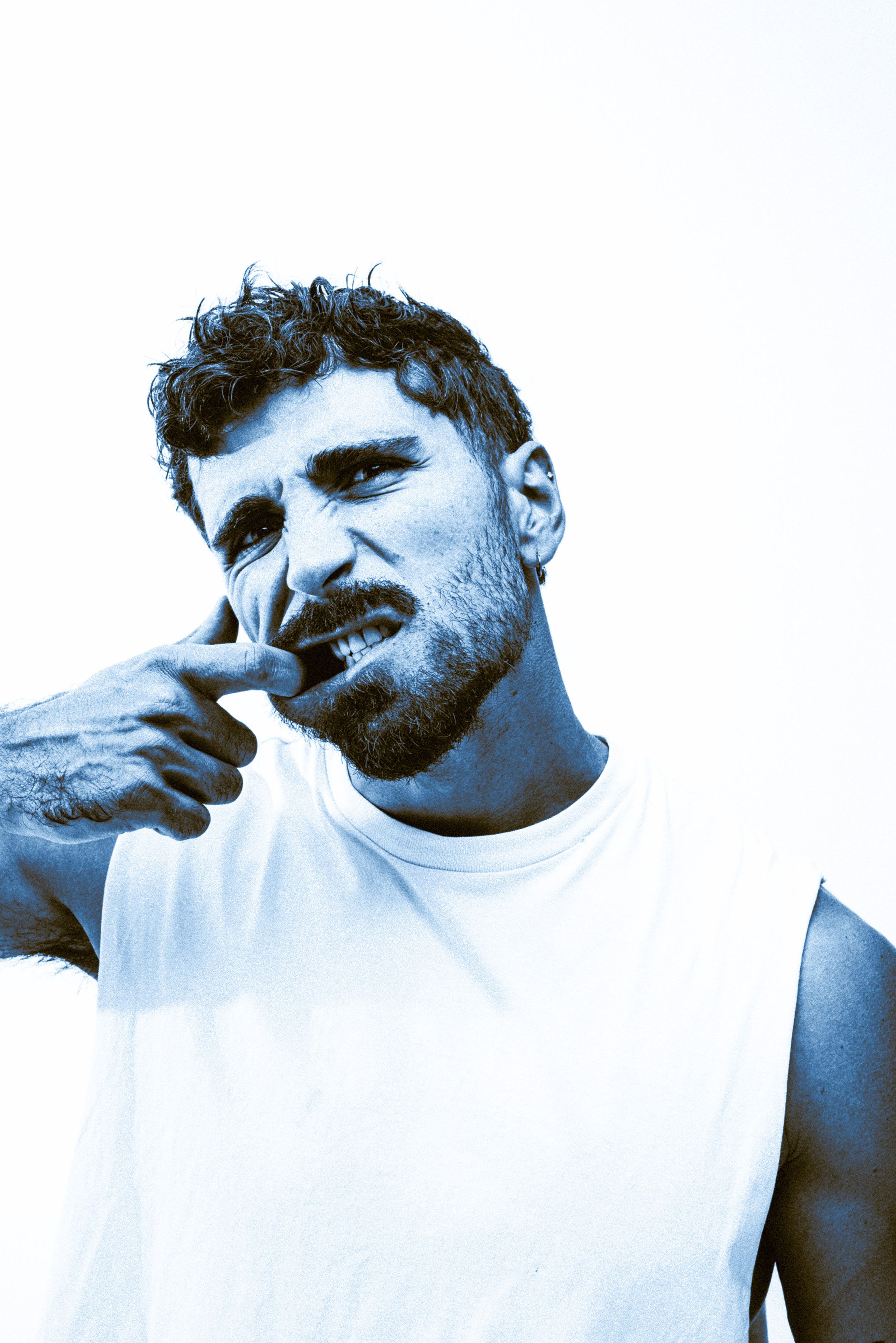 Professional headshot of a DJ in Barcelona
