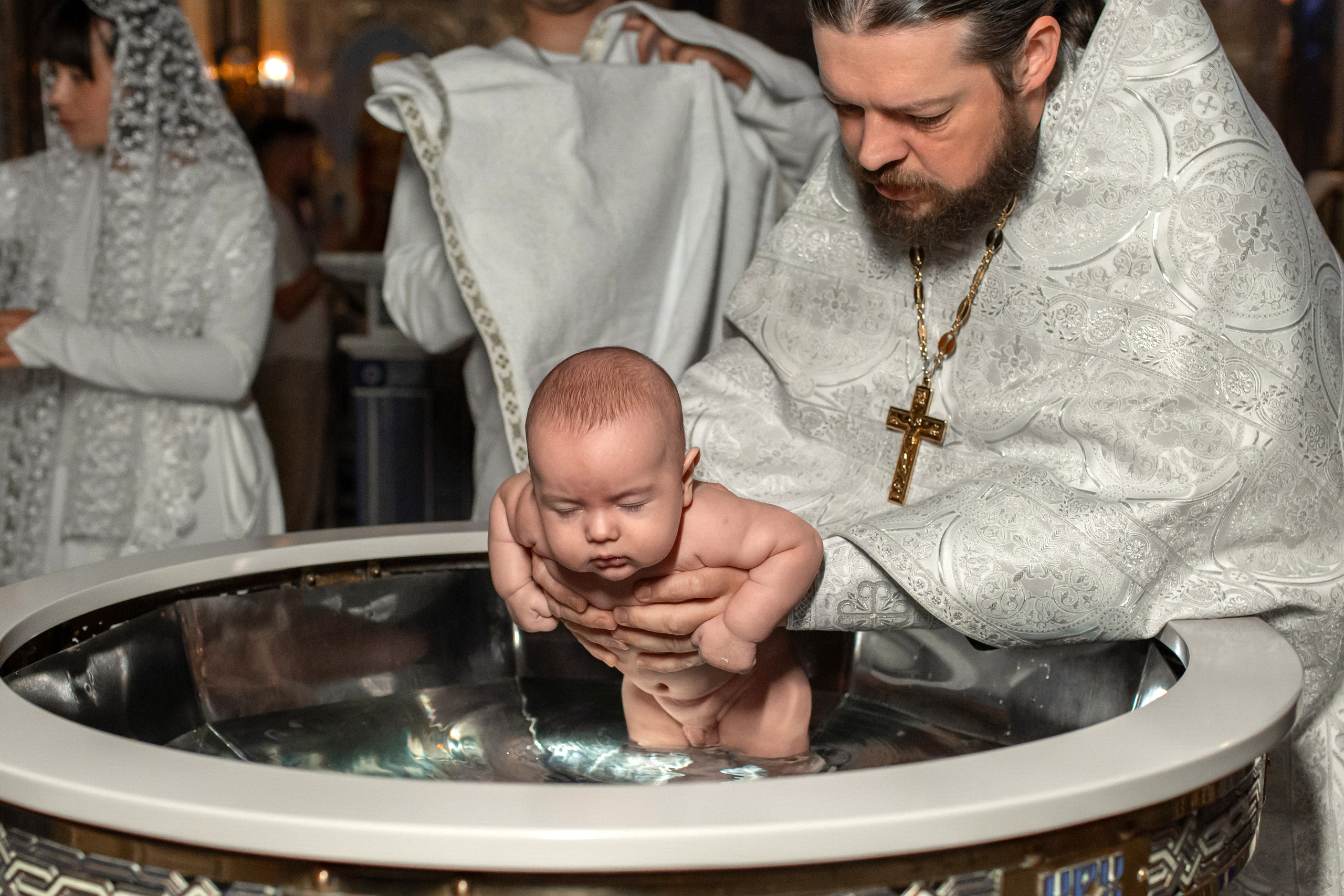 Крещение в Храме Вооруженных Сил России. Профессиональный фотограф в Москве и Мо Мария Шантарёва