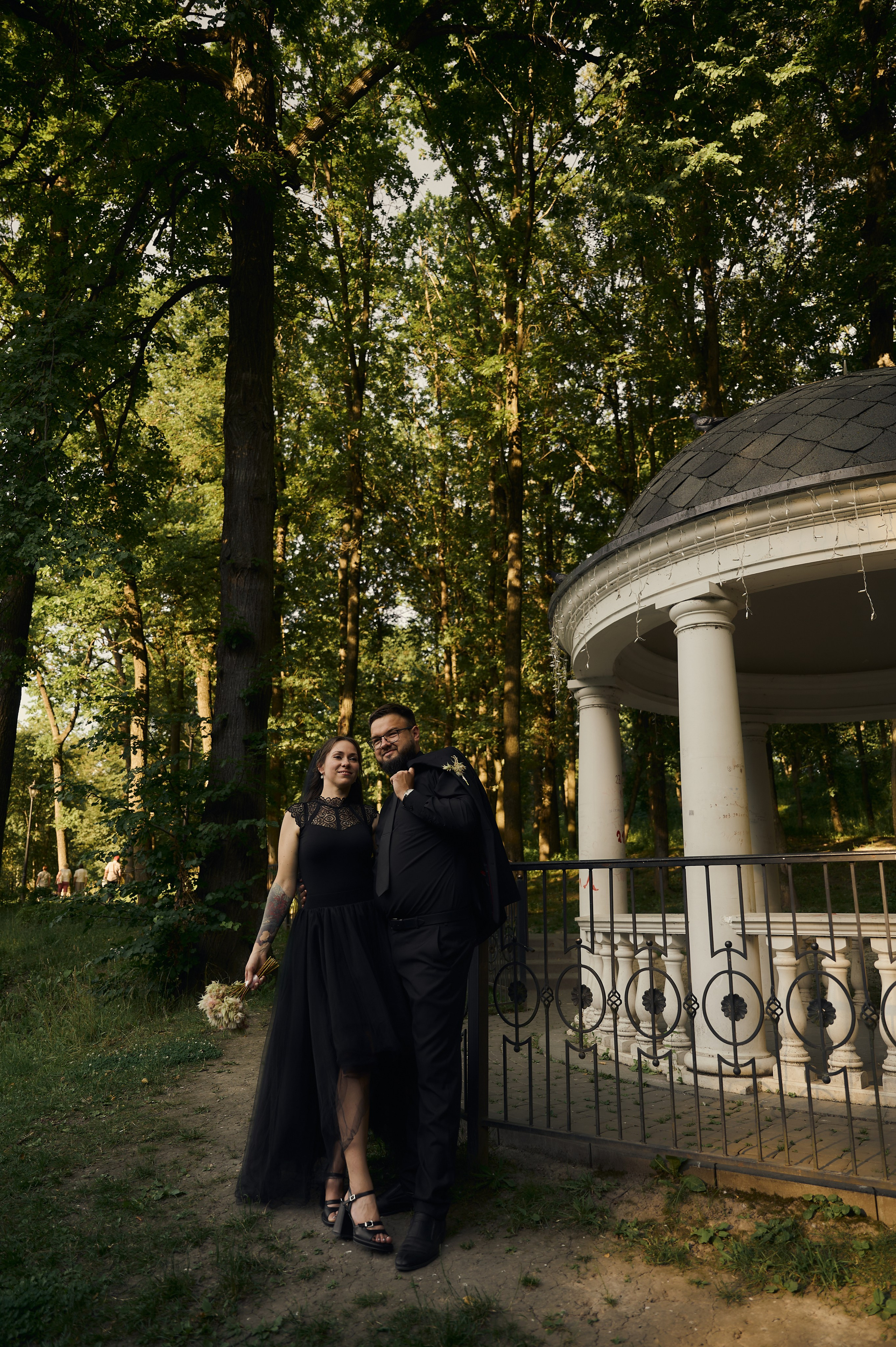 Свадебная фотосессия в Туле в черном. Свадебный фотограф в Туле Никита Беляев