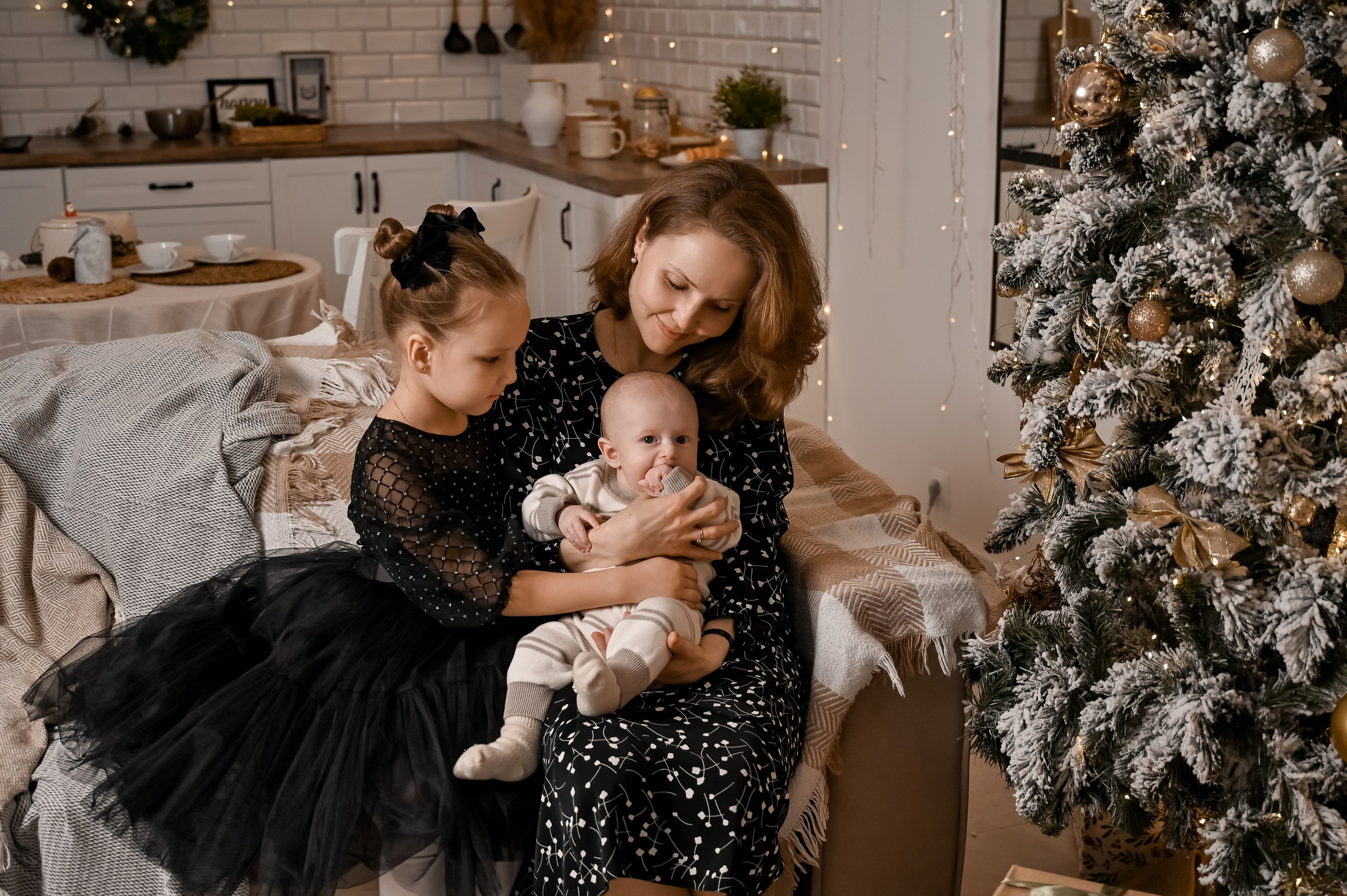 Новогодняя фотосессия в студии. Семейный и свадебный фотограф в г. Уфа Динара