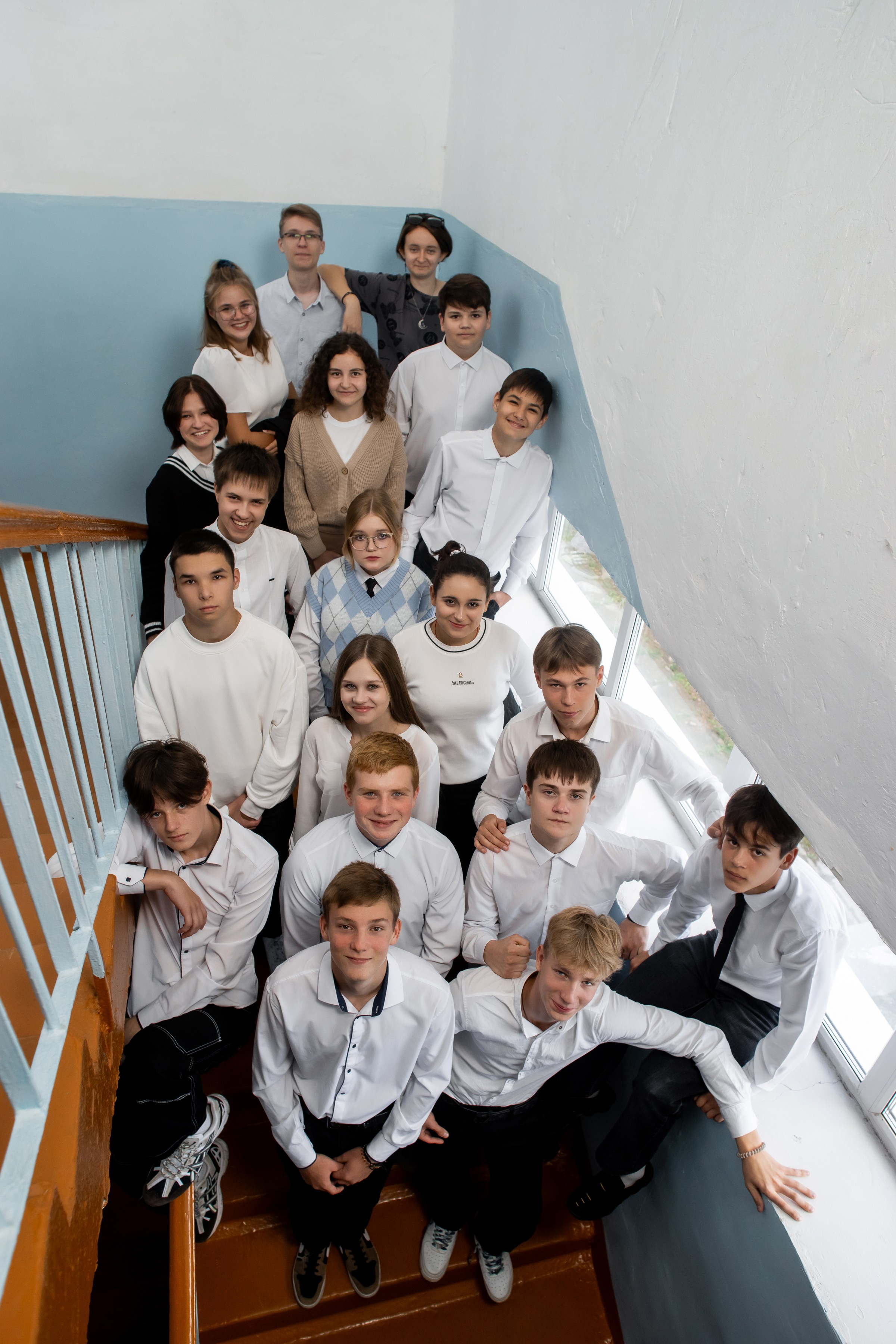 Групповая сьемка в школе. Ольга Плаксина фотограф в Саратове