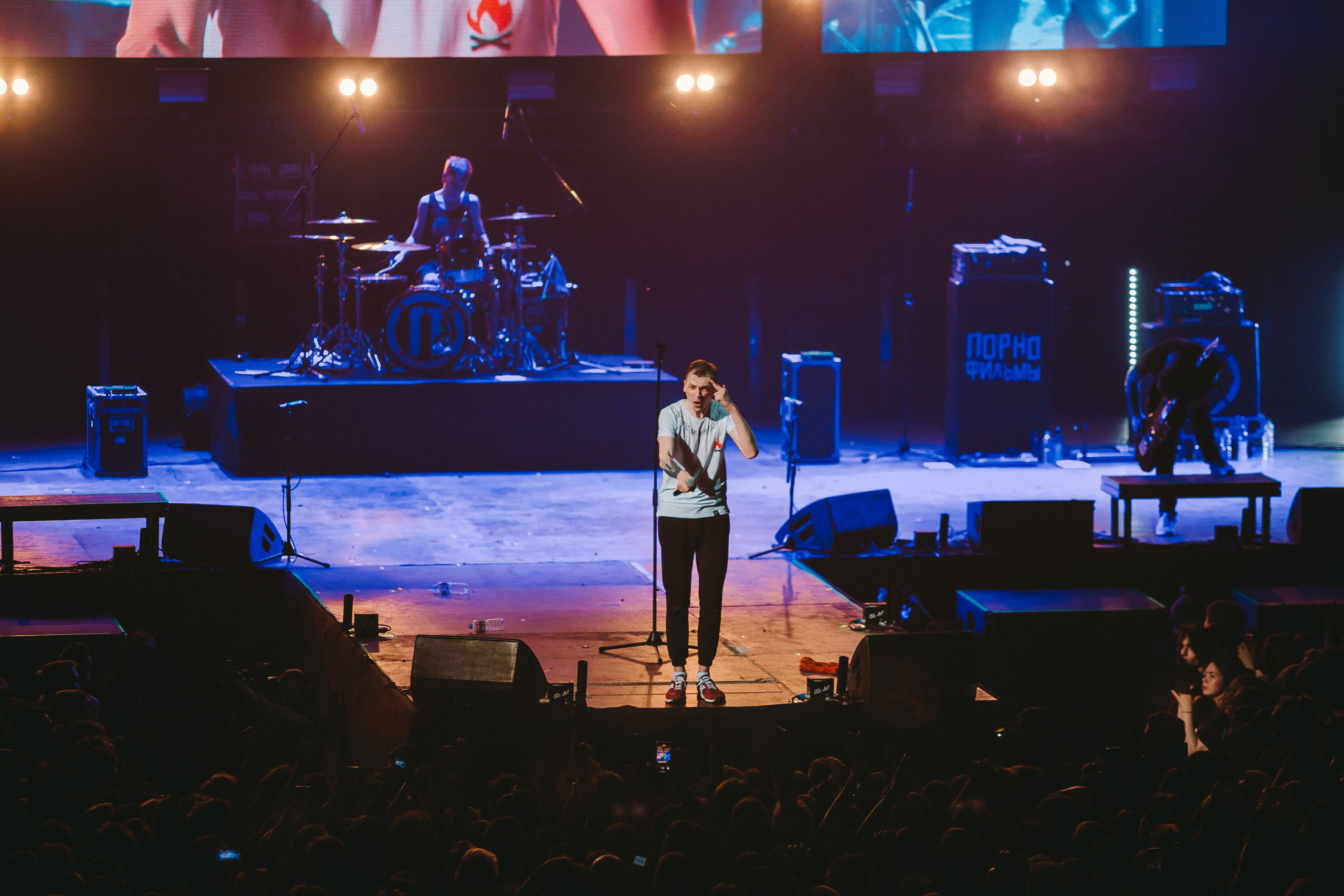 Группа "ПОРНОФИЛЬМЫ" 28 февраля в Москве. Фотограф Сонкина Татьяна