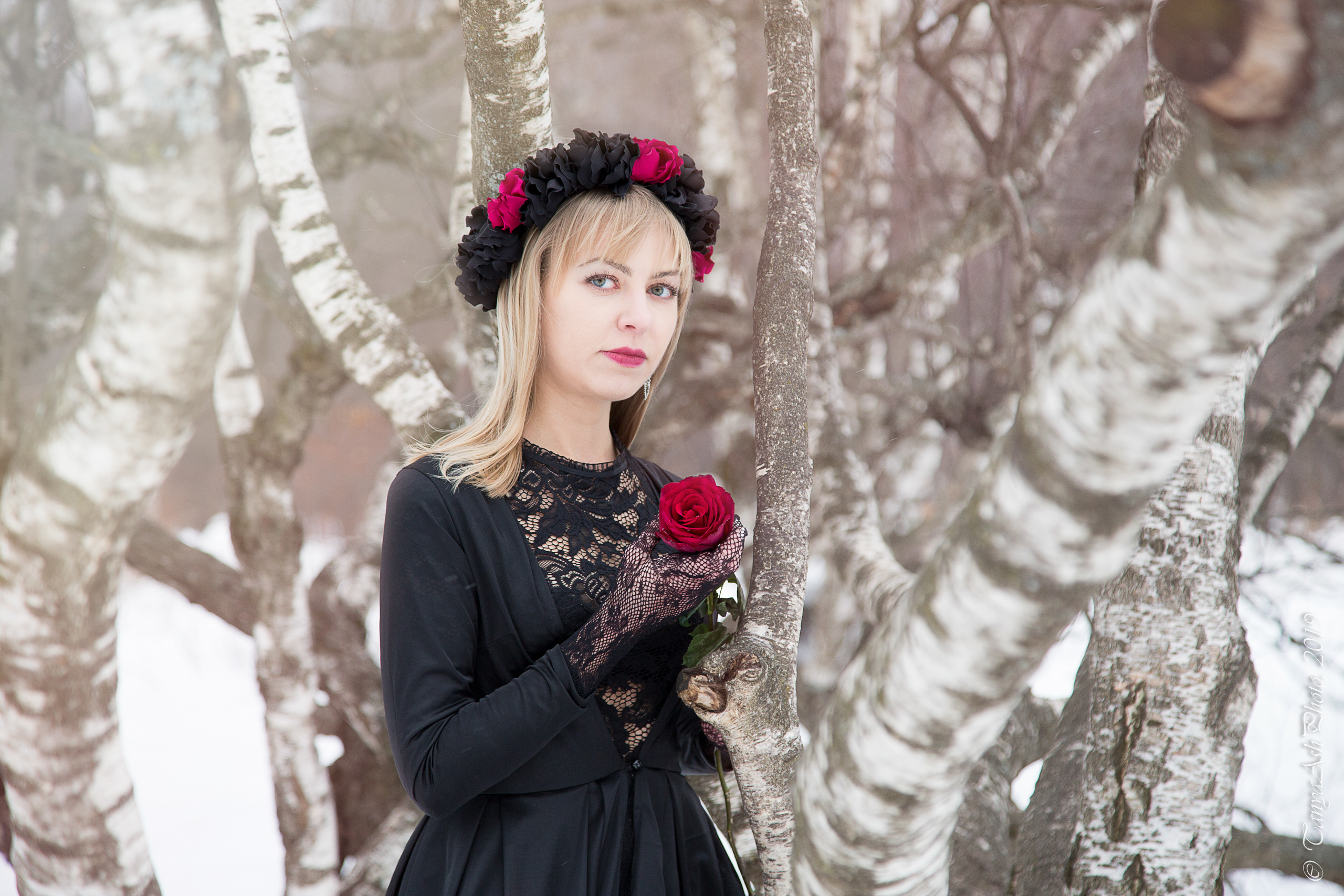 Фотосессия зимой