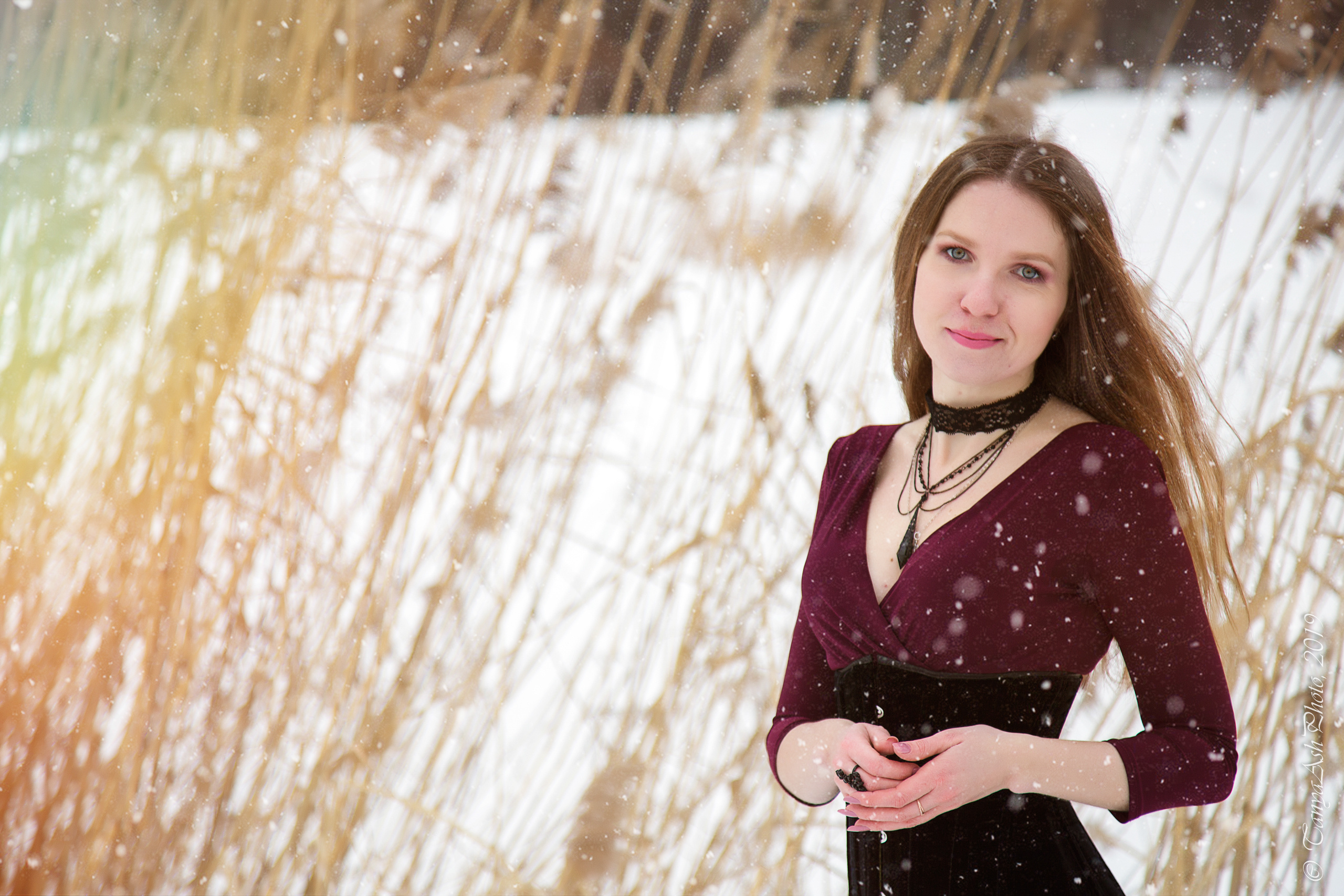 Фотосессия зимой