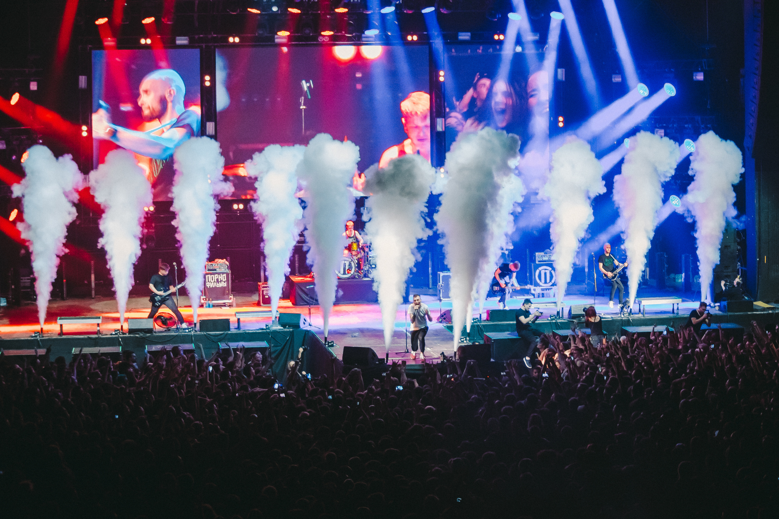 Группа "ПОРНОФИЛЬМЫ" 28 февраля в Москве. Фотограф Сонкина Татьяна