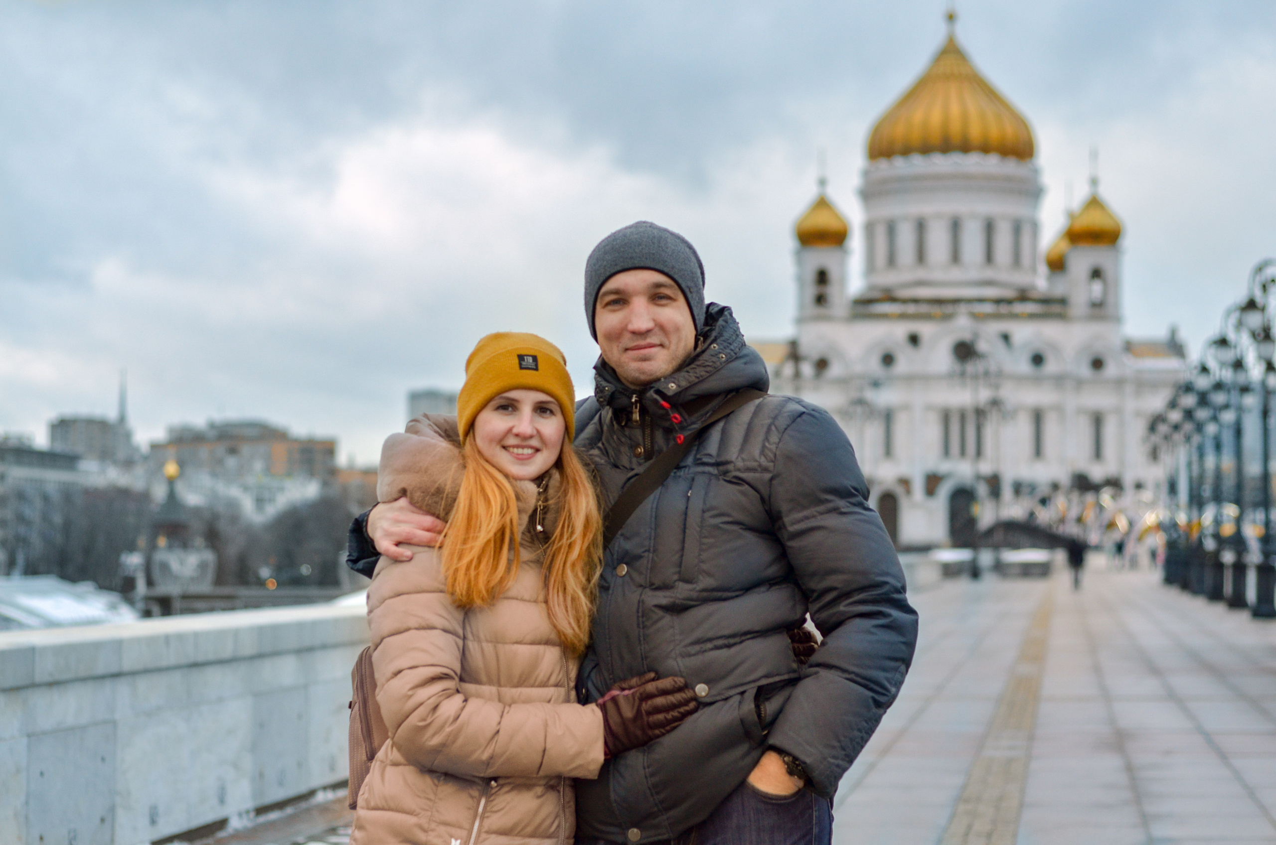Love Story в Москве напротив Храма Христа Спасителя