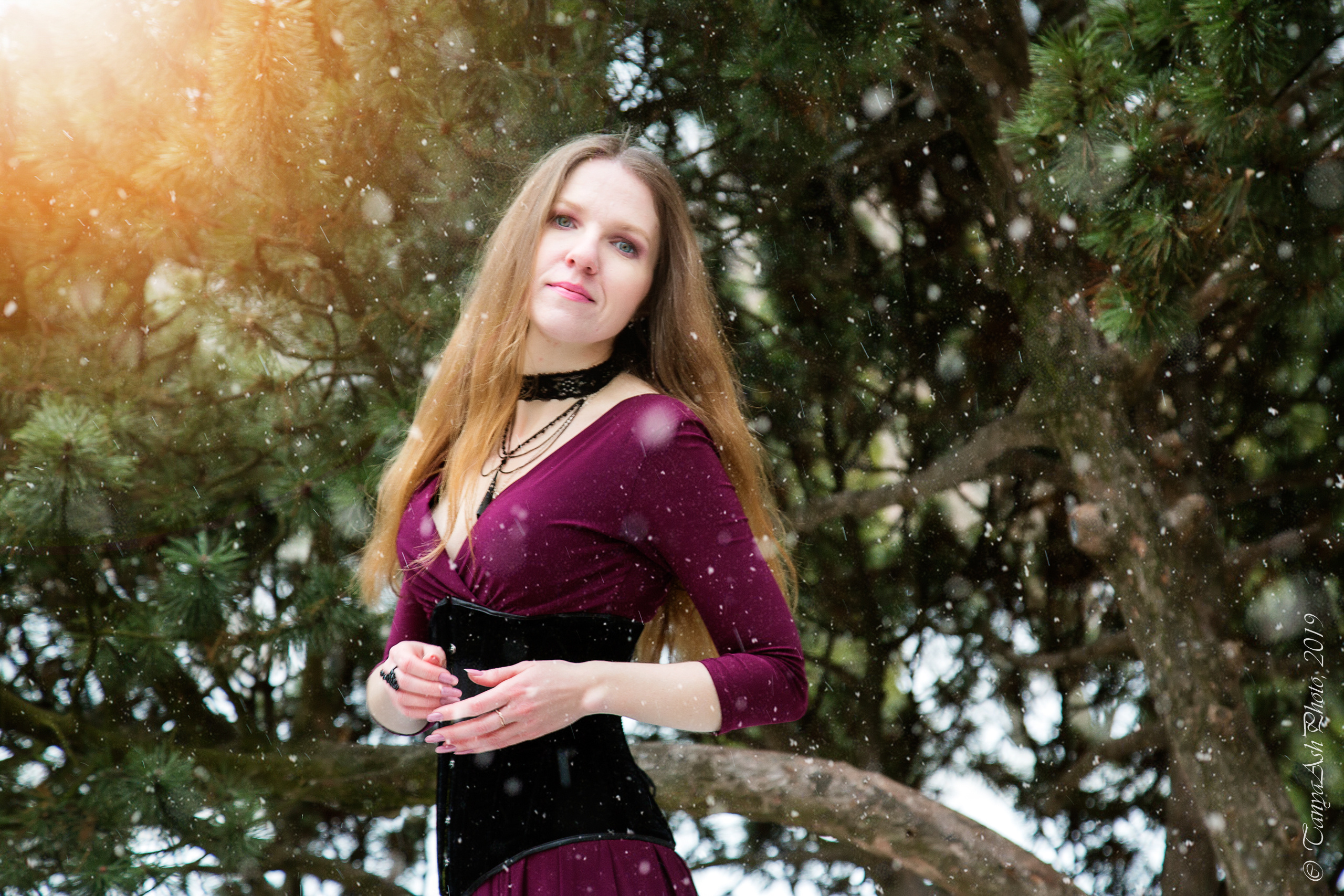 Фотосессия зимой