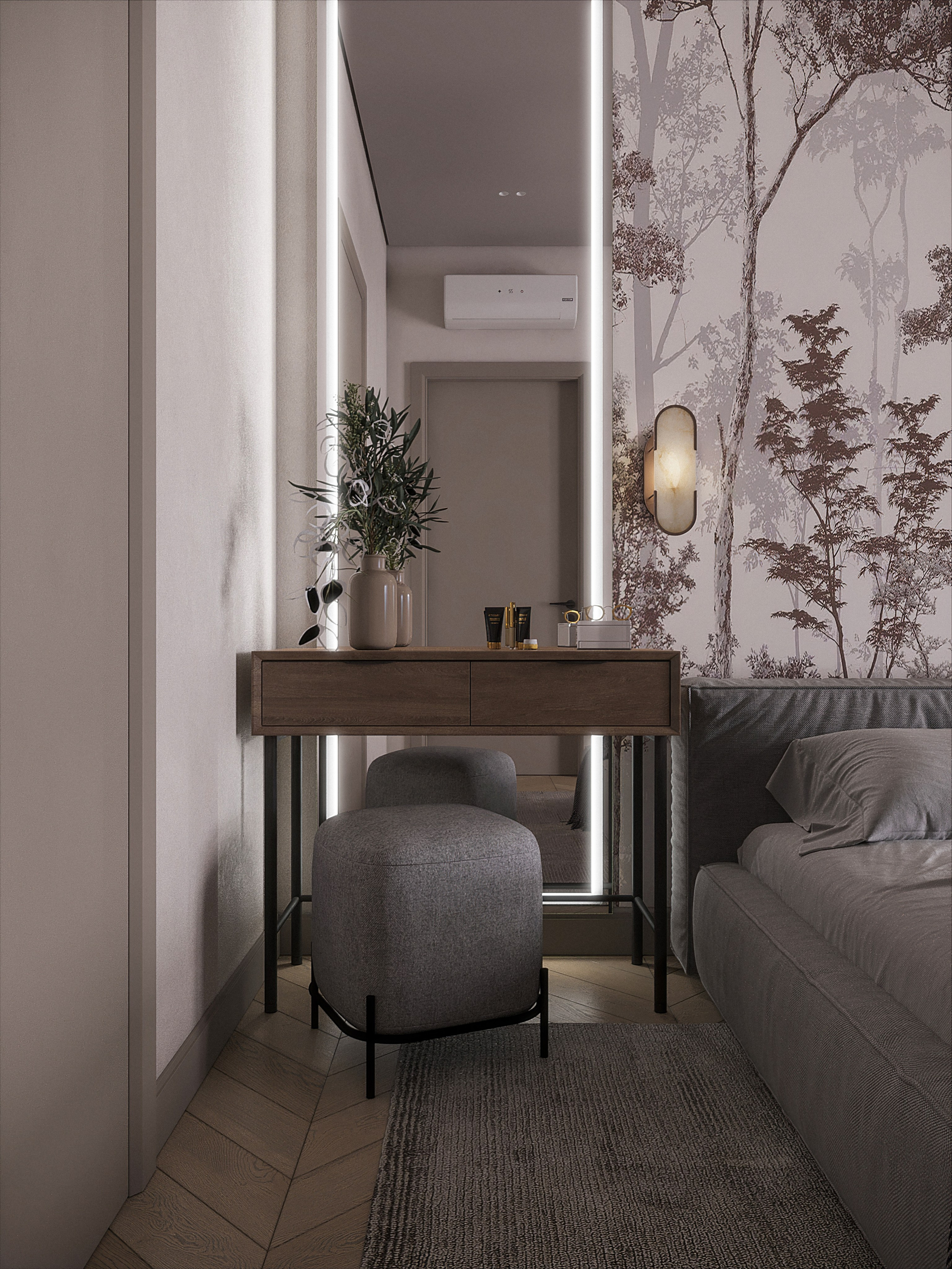 Квартира 64 кв.м. Юлия Григорьева — 3D визуализатор