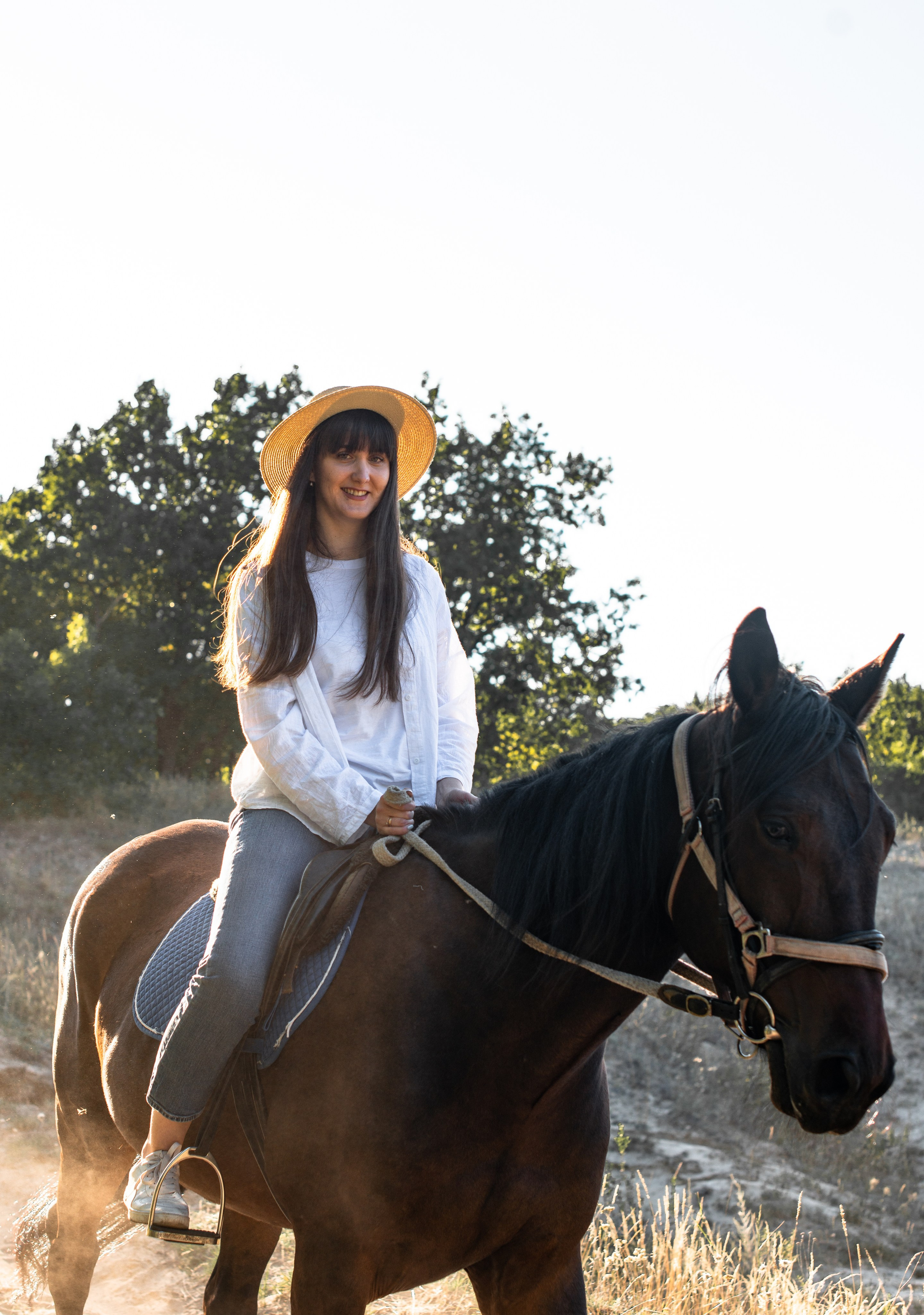 Прогулка Василия и Наташи. Конный фотограф в Саратове Юлия Иванова