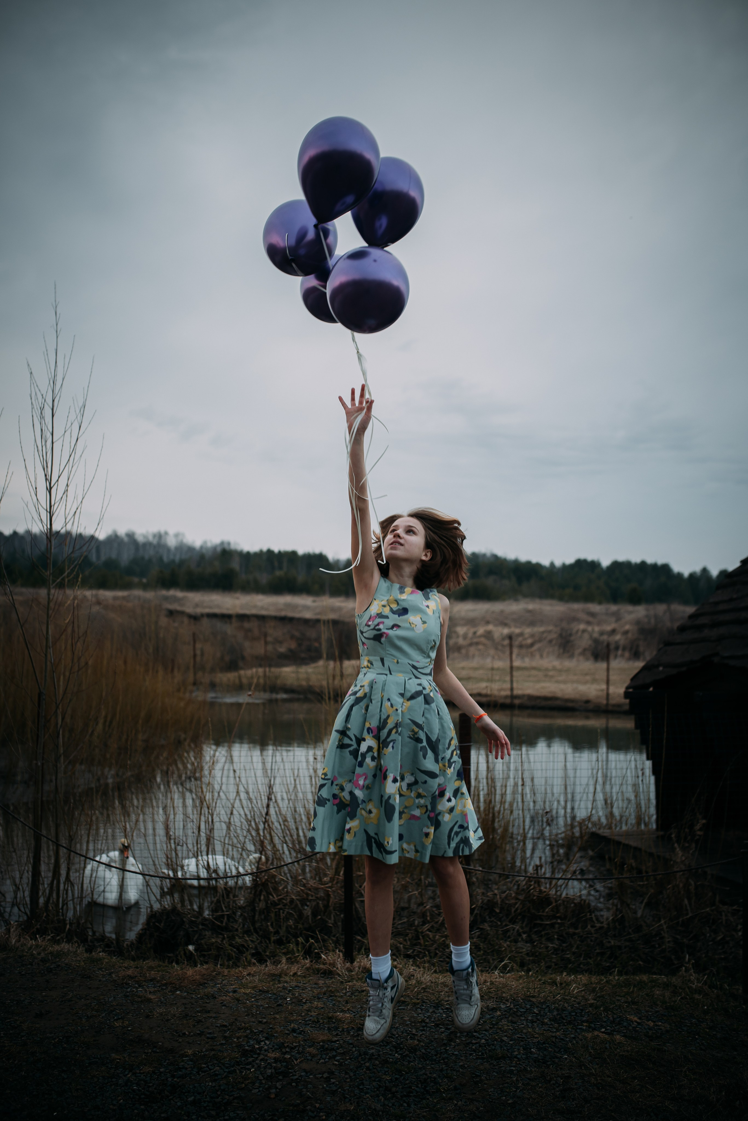 Лаки парк весна шарики. Фотограф в Болгарии. Фотограф в Созополе