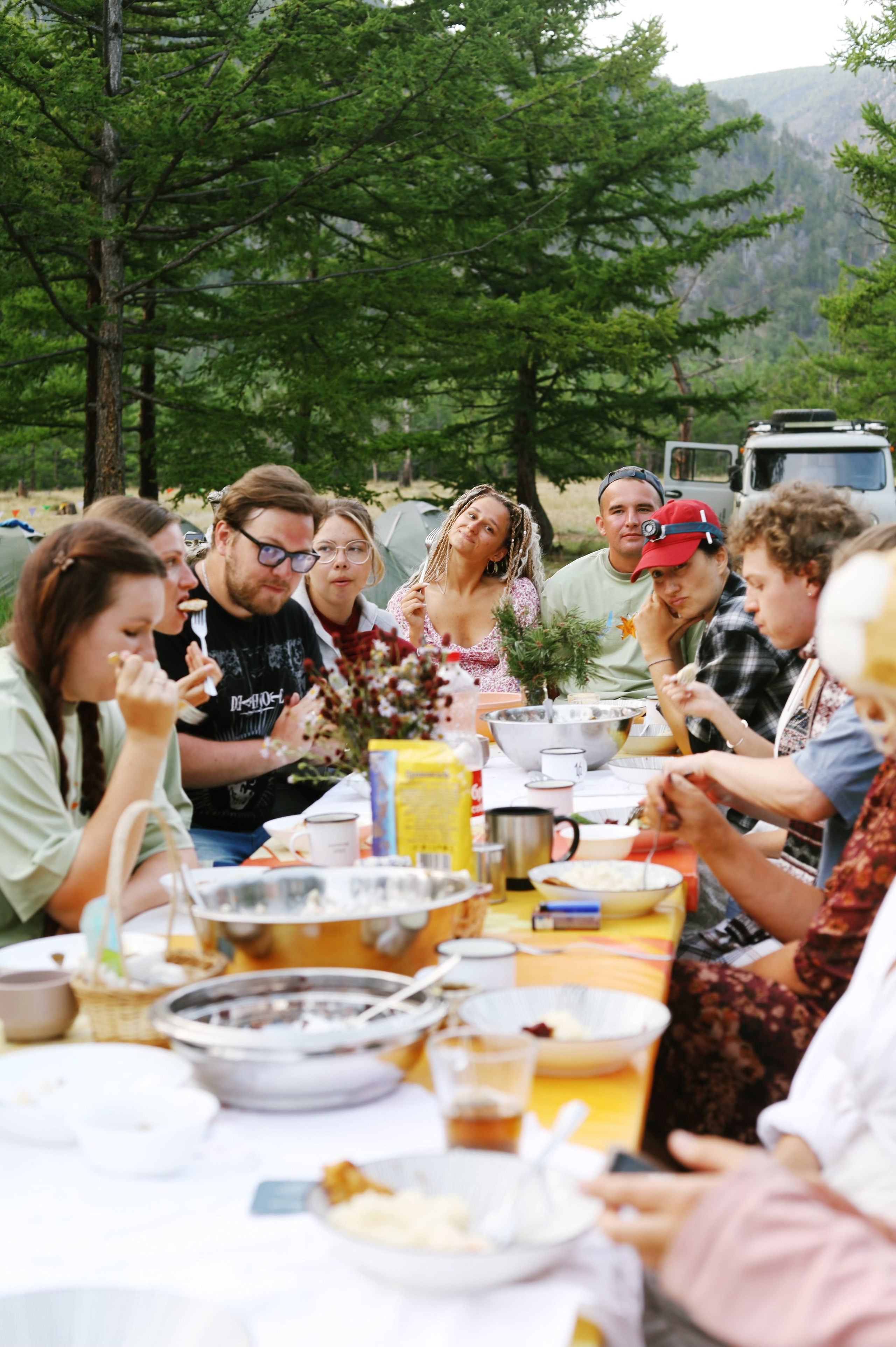 Лето 2024 / палатки. 1642 — первый лагерь для взрослых на Байкале