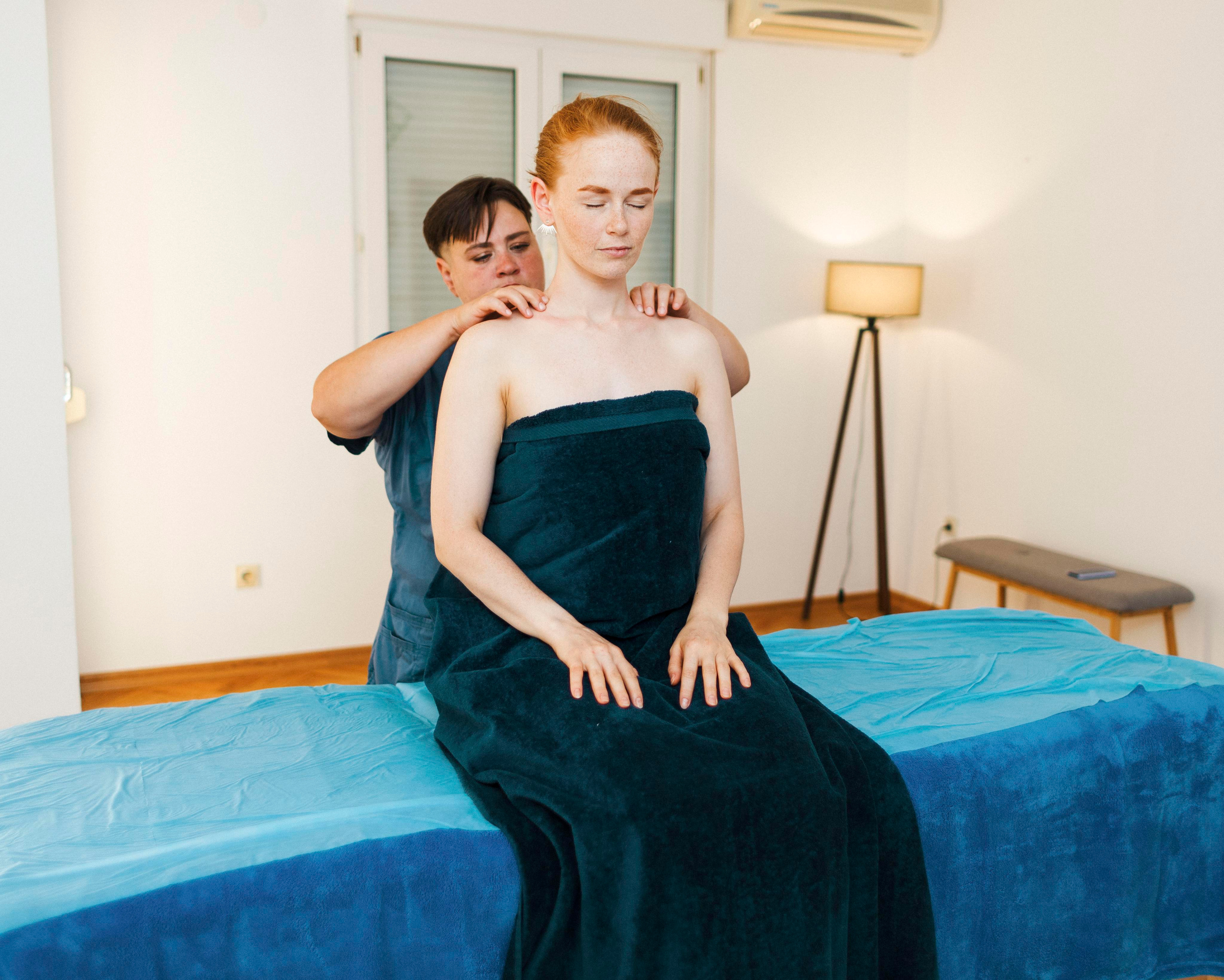 Massage. Photographer in Montenegro Tatiana Talaeva