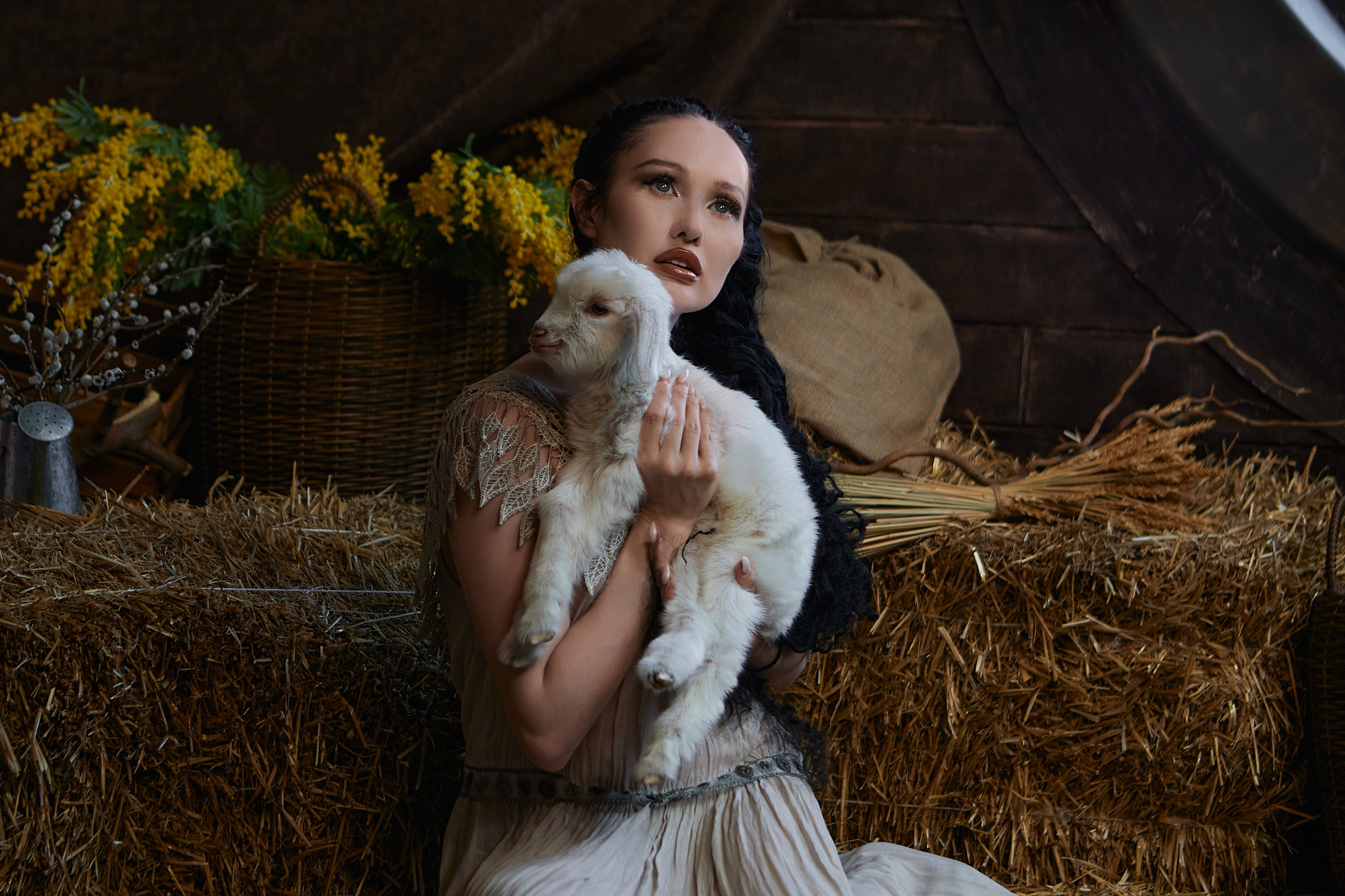 Фотосессия с маленькой козочкой. Семейный и свадебный фотограф в Краснодаре Михеева Светлана