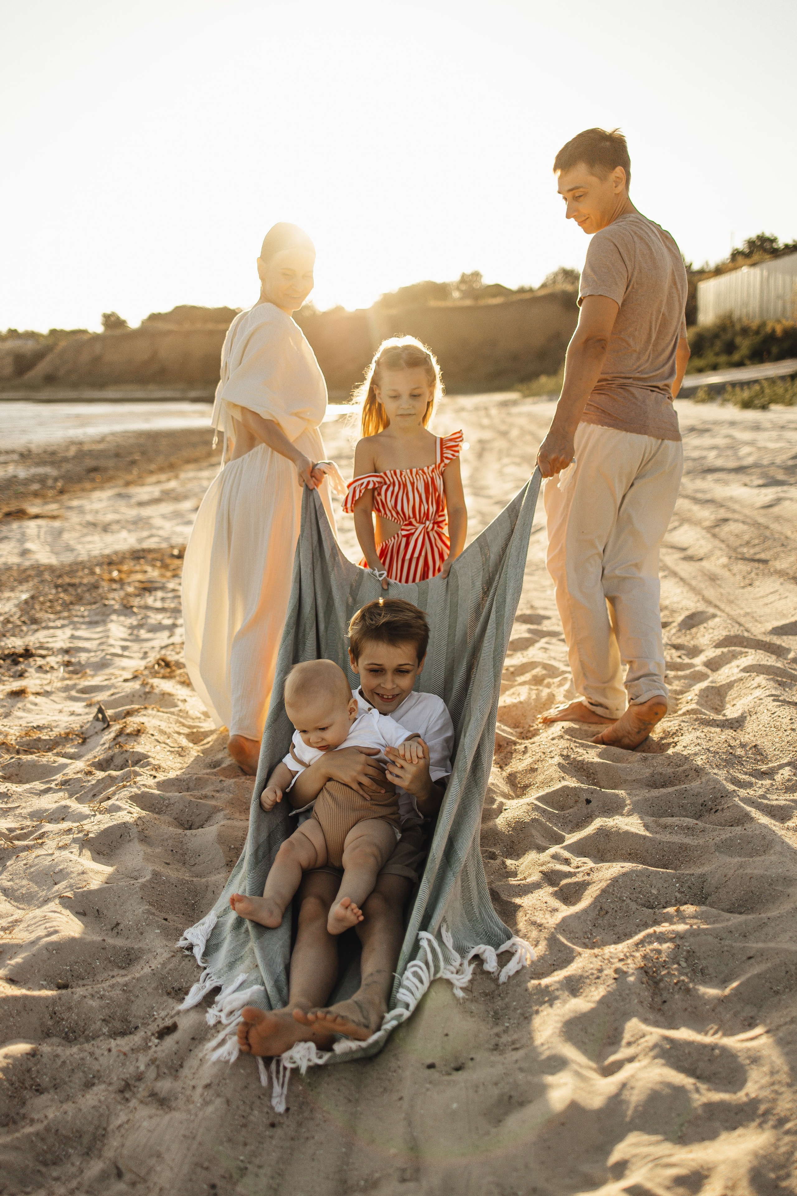 Летняя история на берегу. Семейный и детский фотограф, таганрог, ростов-на-дону