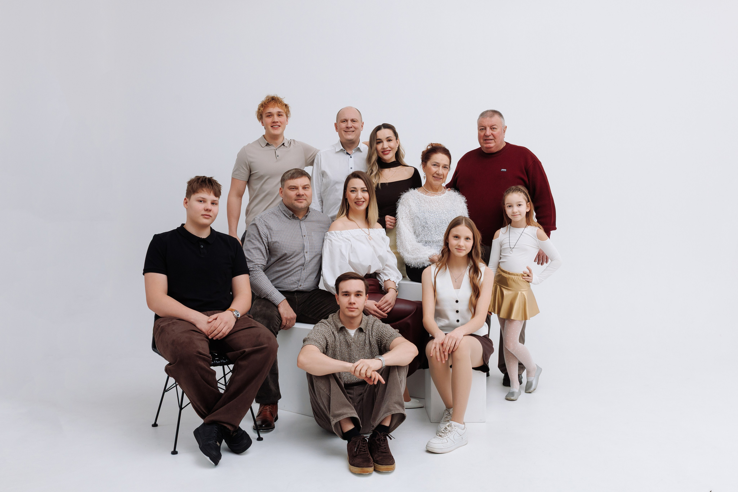 Большая семья Геннадия и Татьяны. Женский и семейный фотограф в Томске Алиса Качан